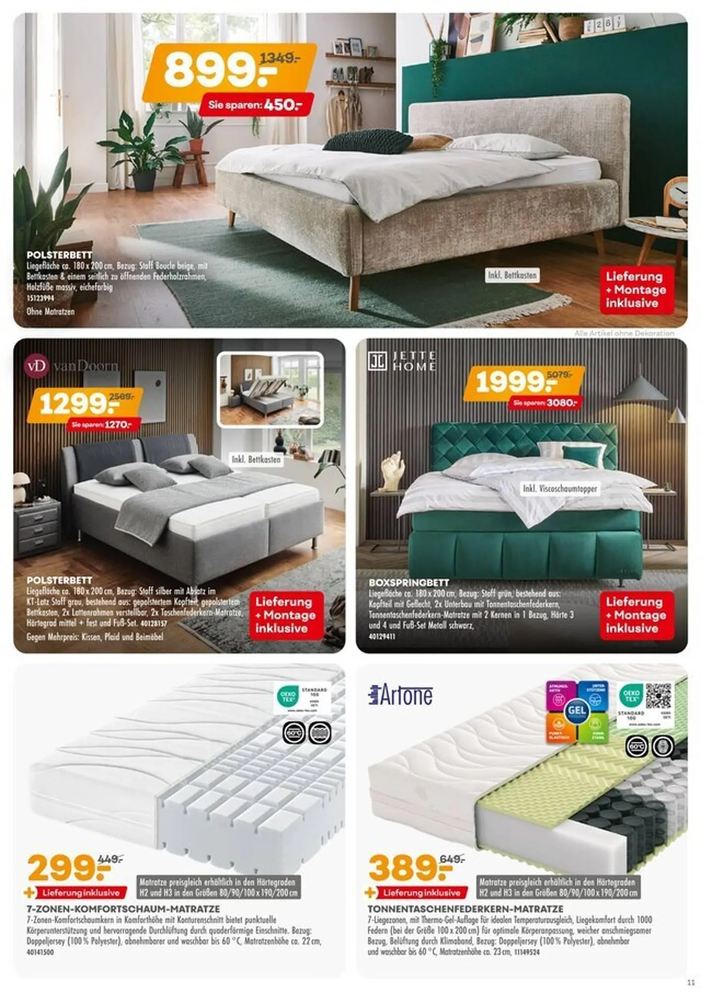 Möbel Kraft Prospekt von 5. März bis 1. April 2025 - Prospekt seite 11