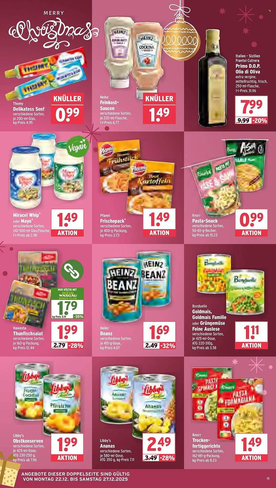 Wasgau Prospekt von 22. Dezember bis 27. Dezember 2025 - Prospekt seite 19