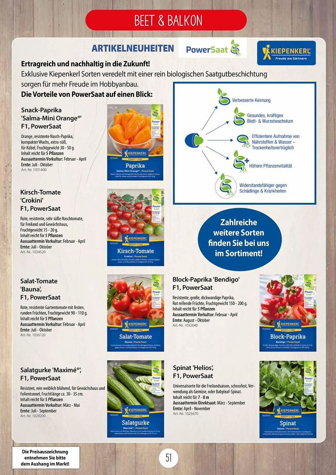 Kiebitzmarkt Prospekt von 16. April bis 31. August 2025 - Prospekt seite 51