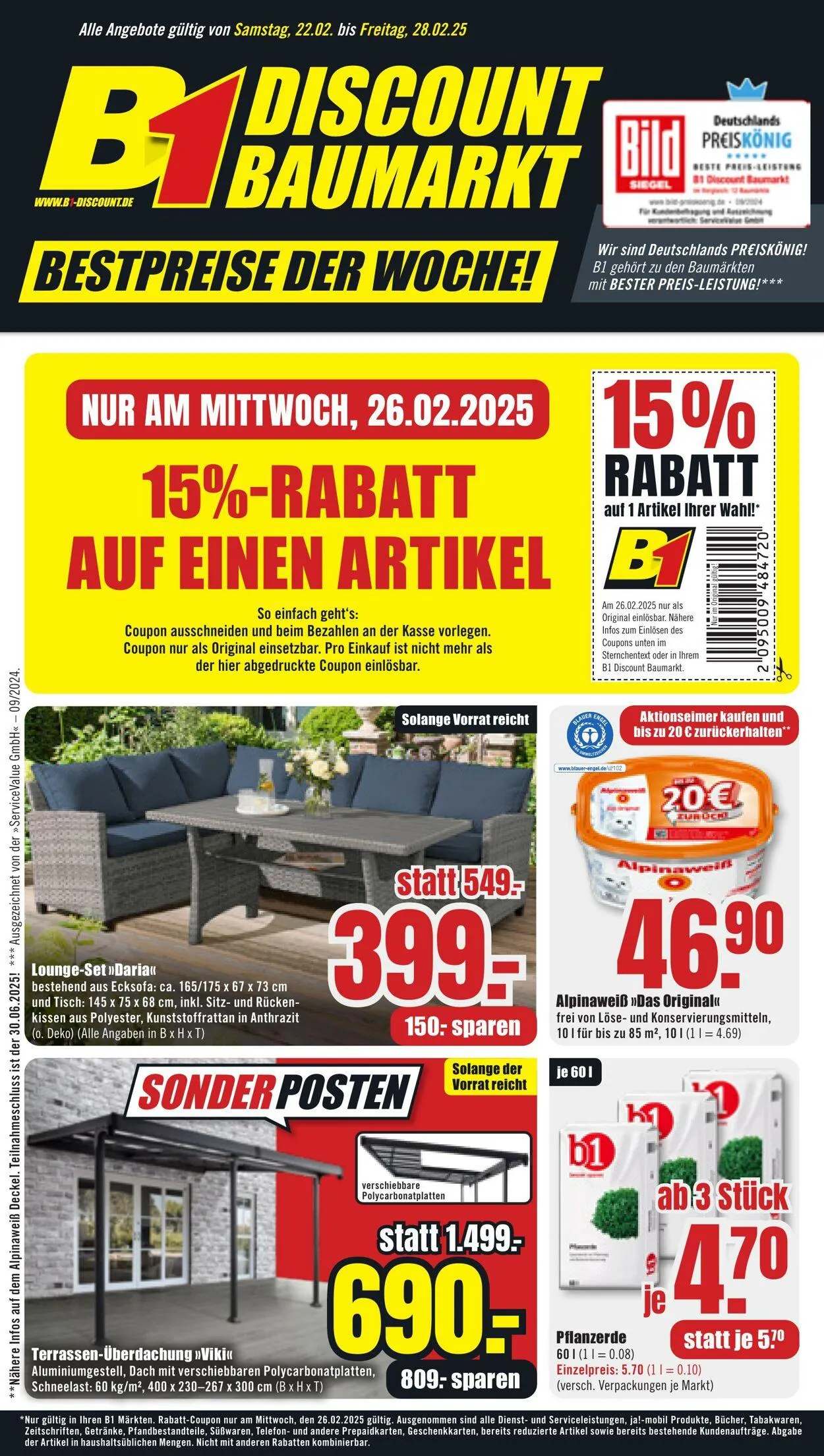 B1 Discount Baumarkt - 1