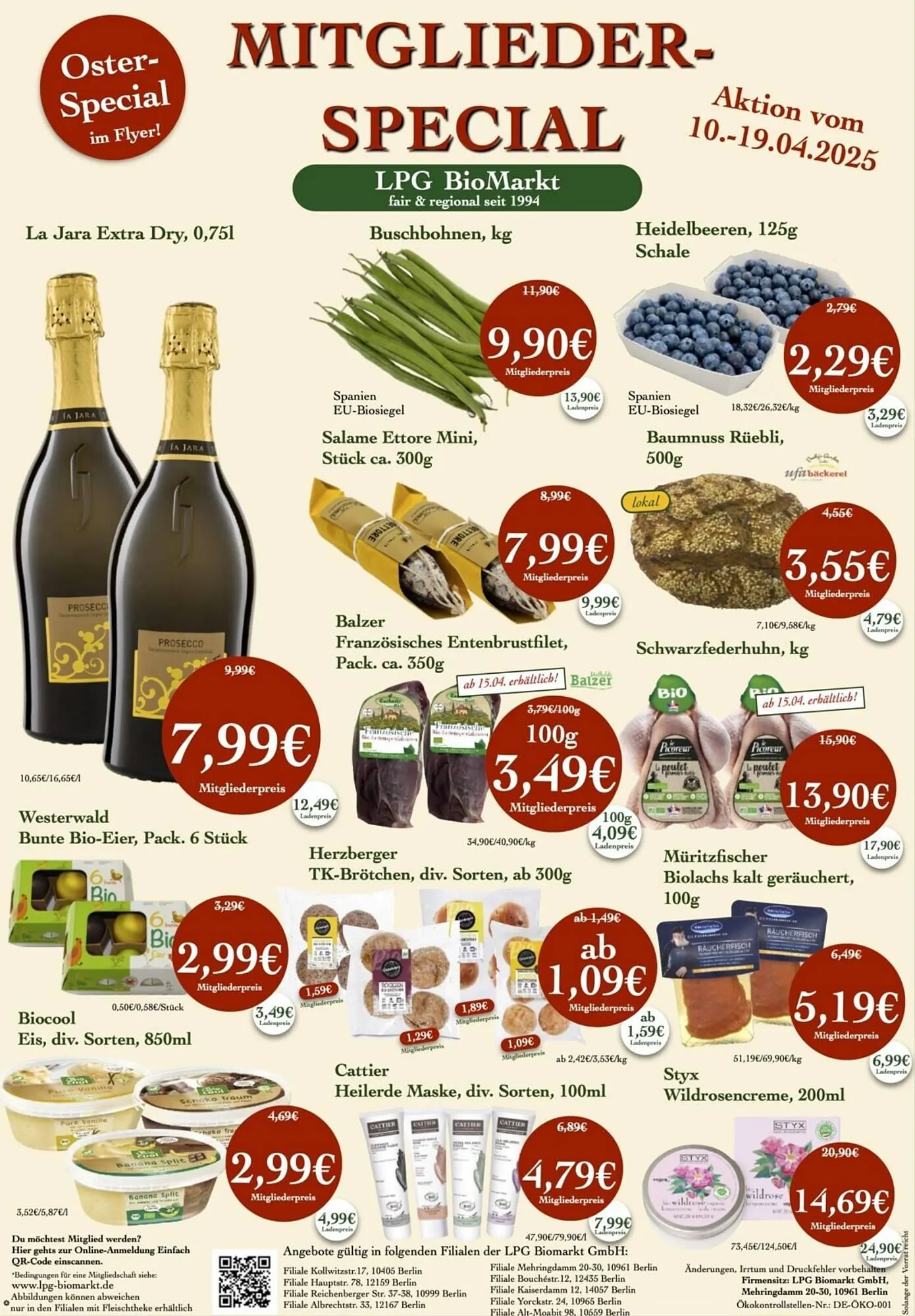 LPG Biomarkt Prospekt von 10. April bis 16. April 2025 - Prospekt seite 1