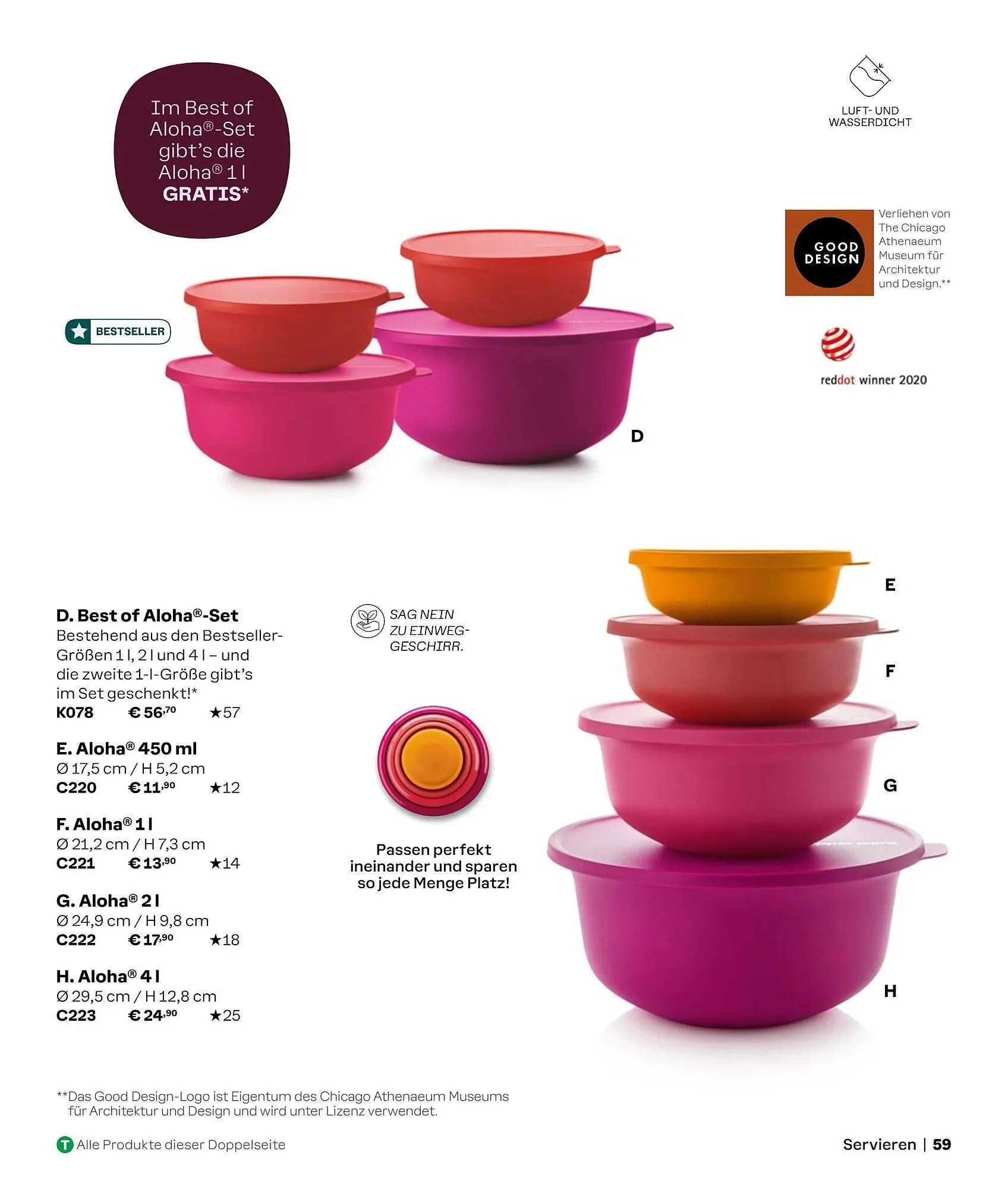 Tupperware Prospekt von 2. September bis 1. März 2025 - Prospekt seite 59