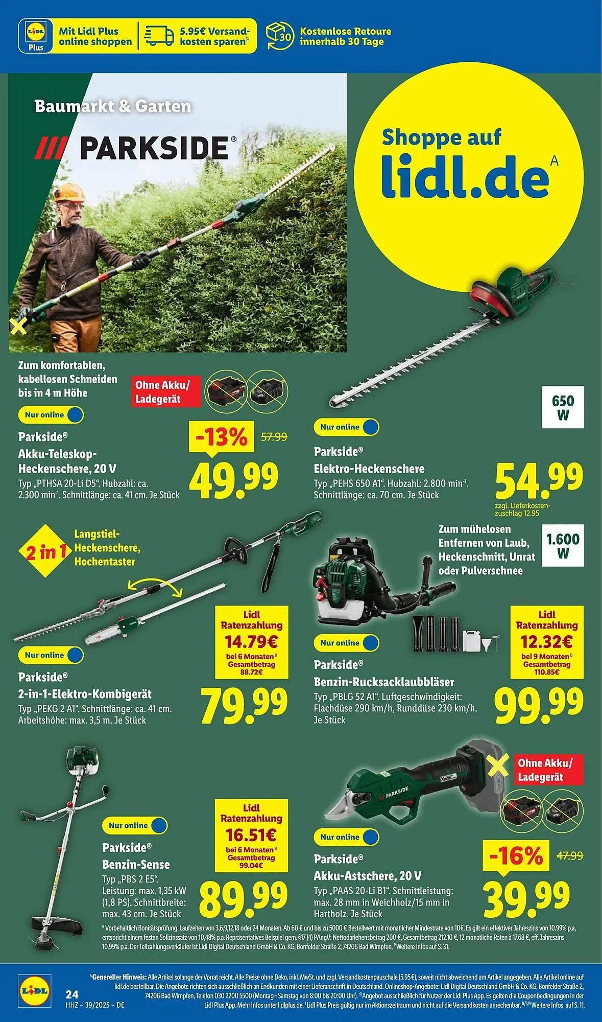 Lidl Prospekt von 22. September bis 28. September 2025 - Prospekt seite 34