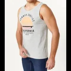 Tanktop mit Frontprint X-Mail, Rundhalsausschnitt