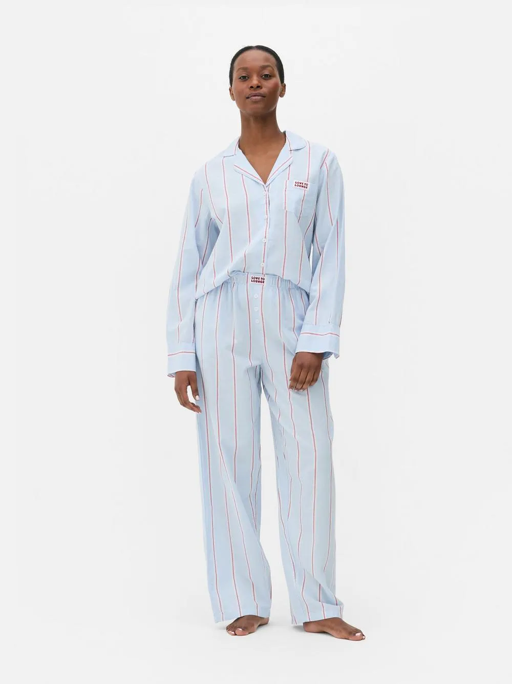 Love To Lounge Striped Pajama Bottoms
