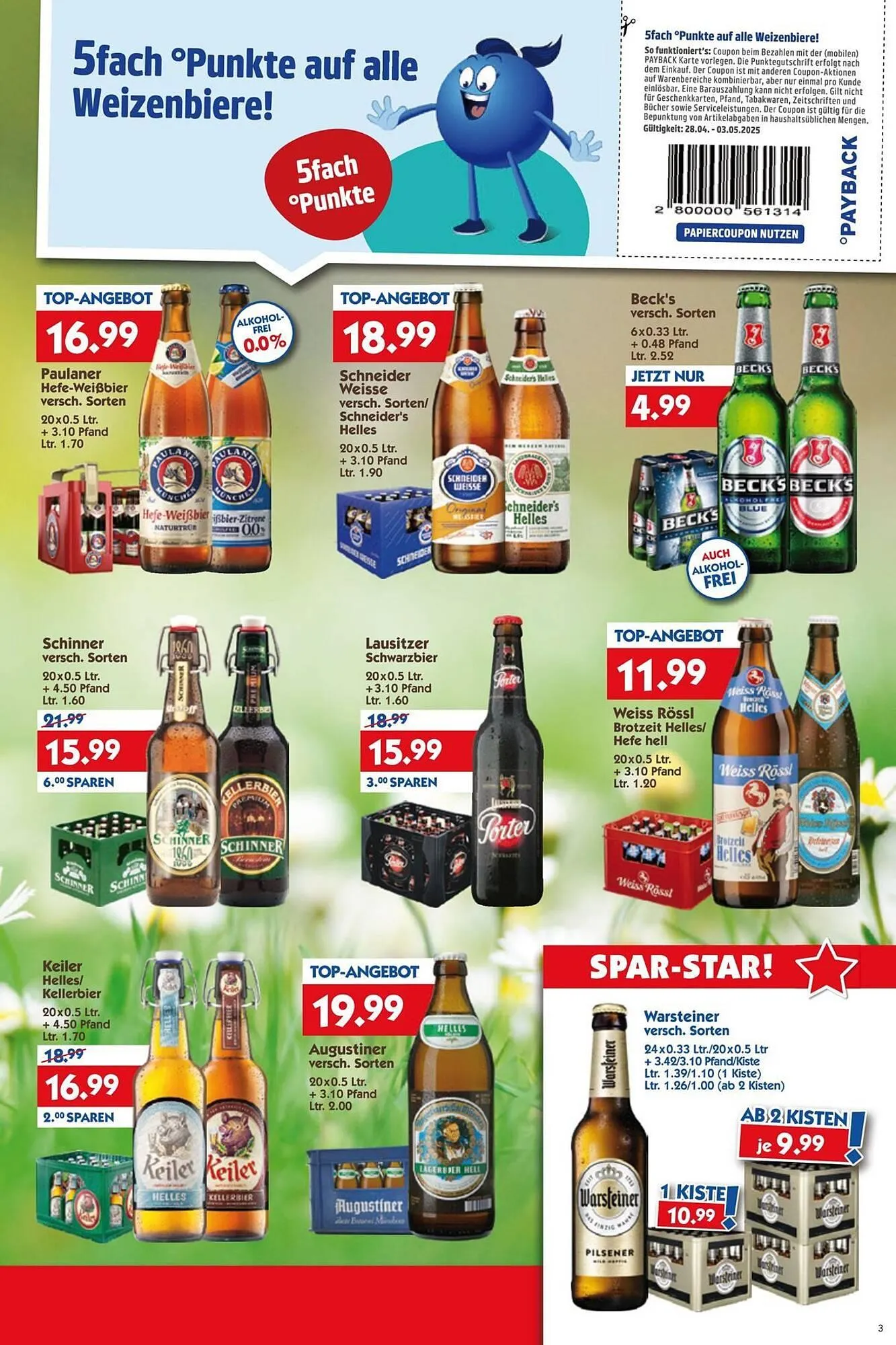 Hol'ab Getränkemarkt Prospekt von 28. April bis 3. Mai 2025 - Prospekt seite 3