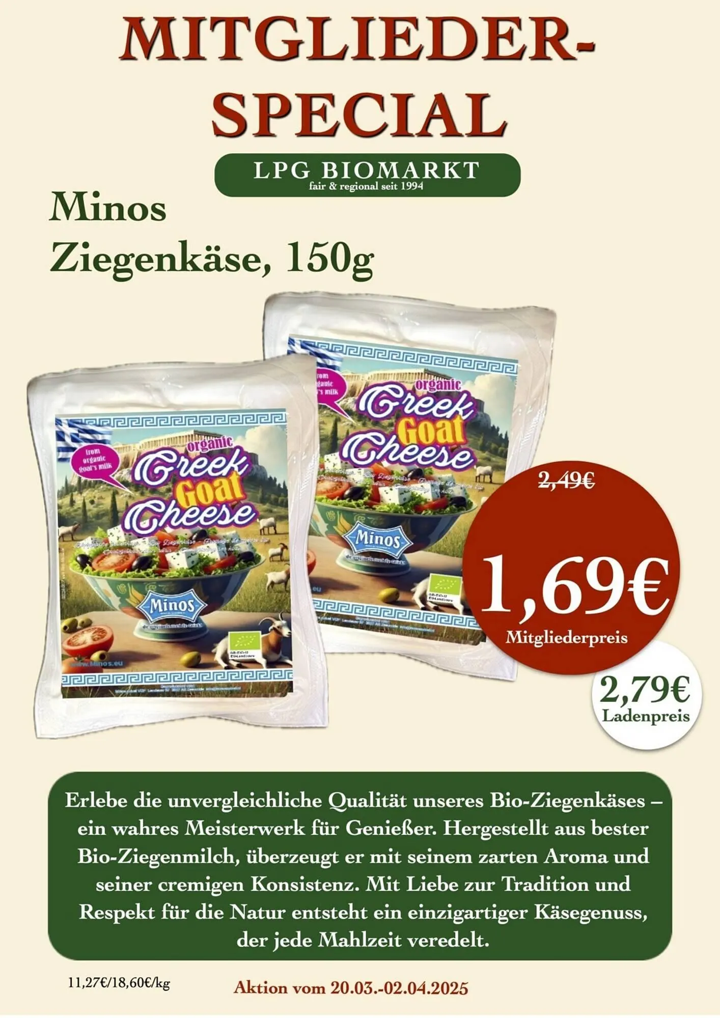 LPG Biomarkt Prospekt von 20. März bis 26. März 2025 - Prospekt seite 11