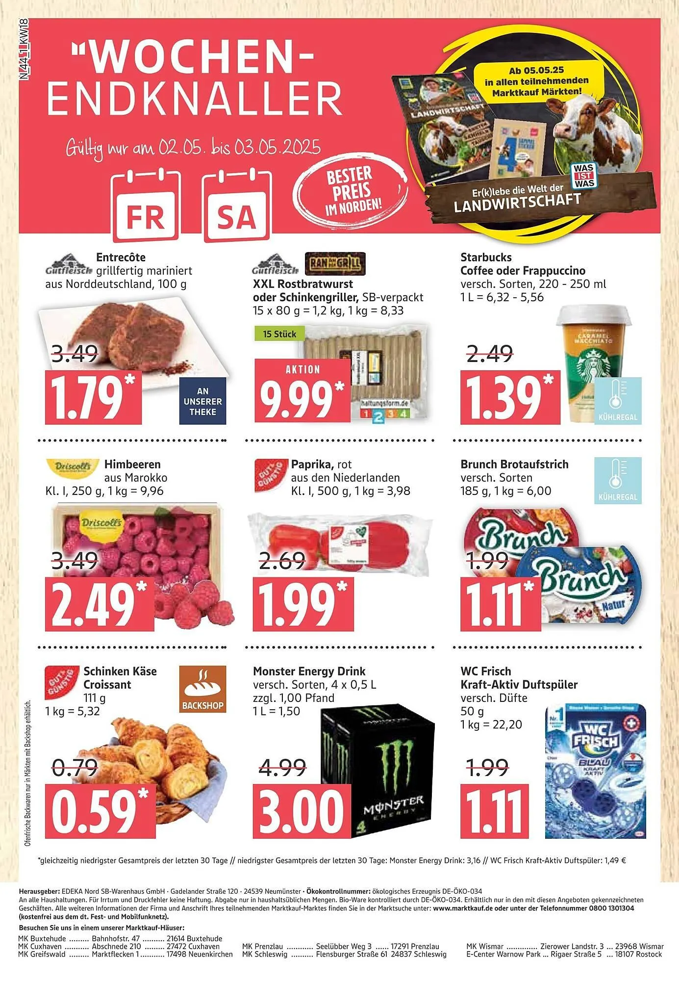 Marktkauf Prospekt von 28. April bis 3. Mai 2025 - Prospekt seite 44