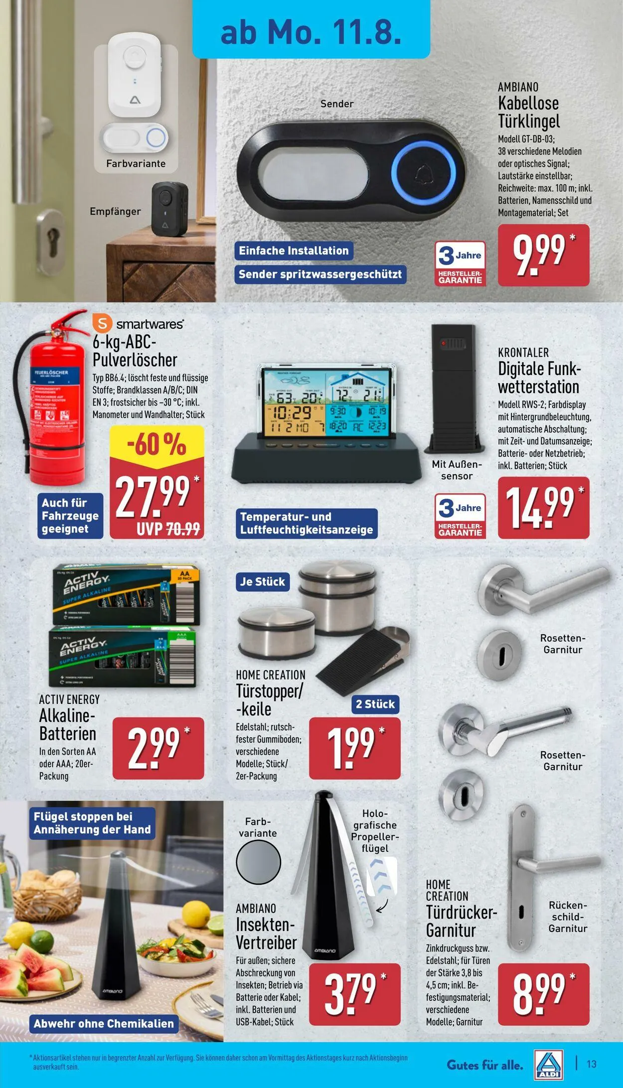 Aldi-Nord von 11. August bis 16. August 2025 - Prospekt seite 13