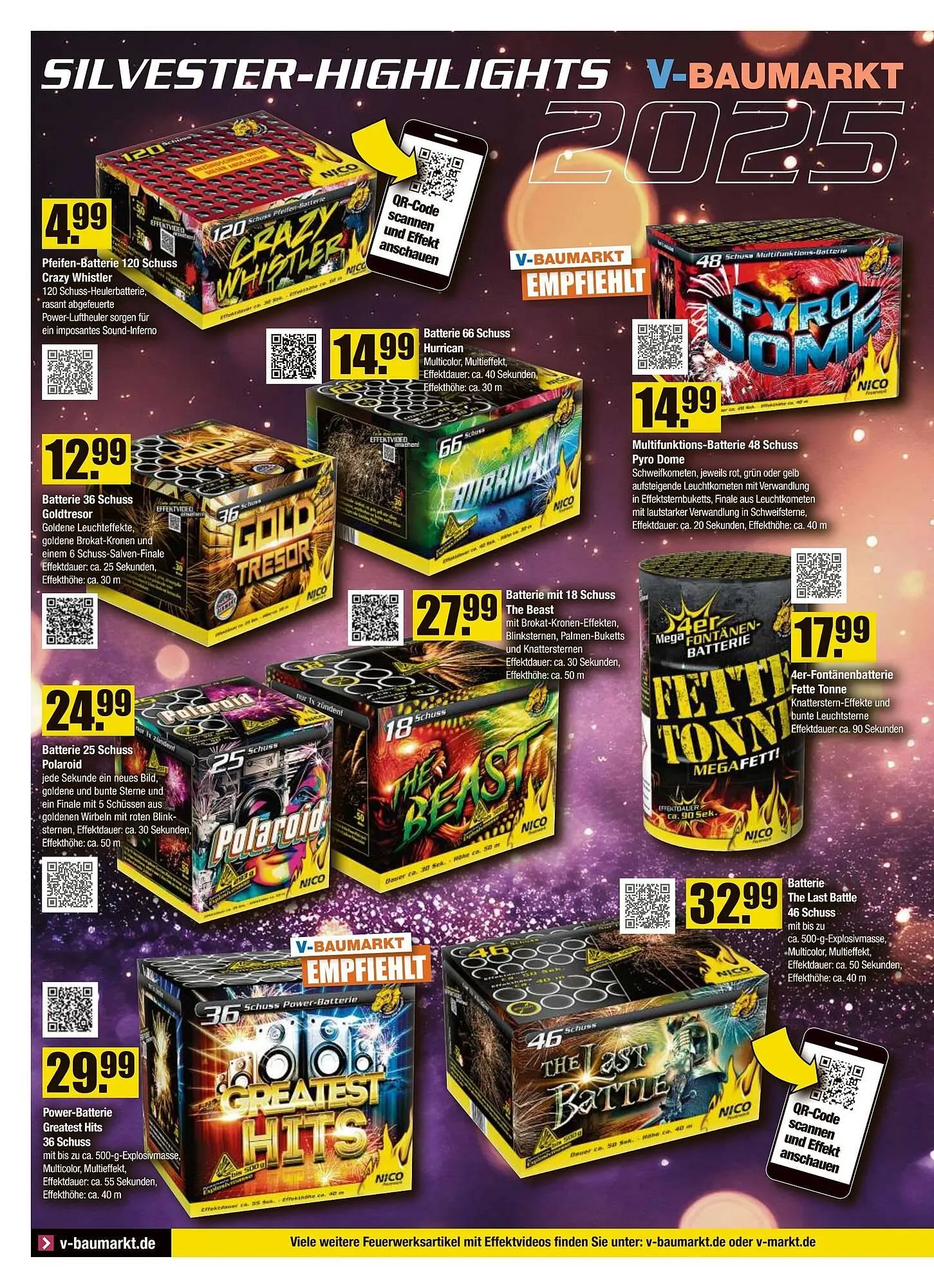 V Baumarkt Prospekt von 29. Dezember bis 1. Januar 2026 - Prospekt seite 2