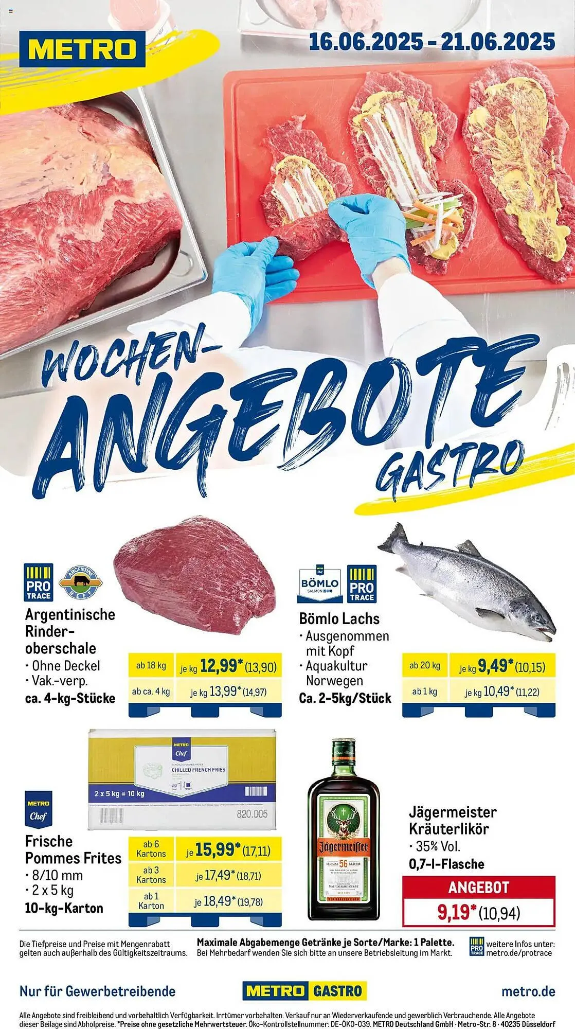 METRO Prospekt von 16. Juni bis 21. Juni 2025 - Prospekt seite 1