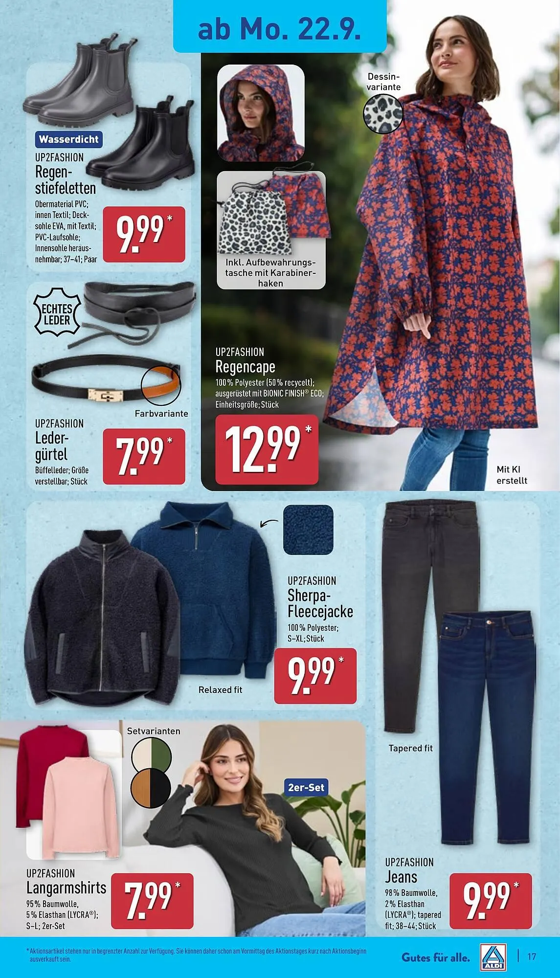 Aldi Nord Prospekt von 22. September bis 27. September 2025 - Prospekt seite 21