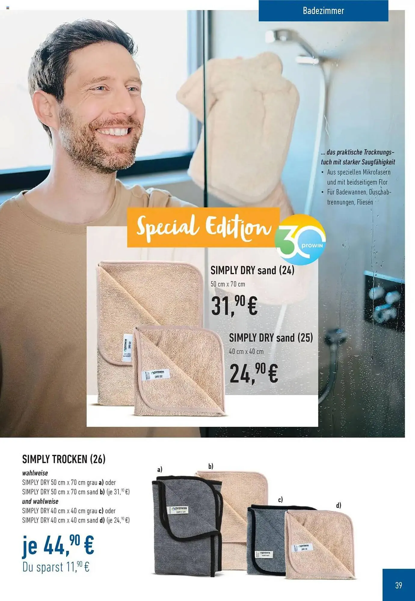 Prowin Prospekt von 1. Juli bis 31. Dezember 2025 - Prospekt seite 39