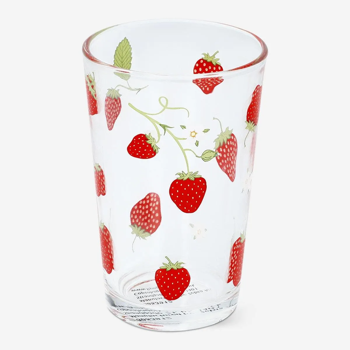 Strawberry drinking glass - 220 ml