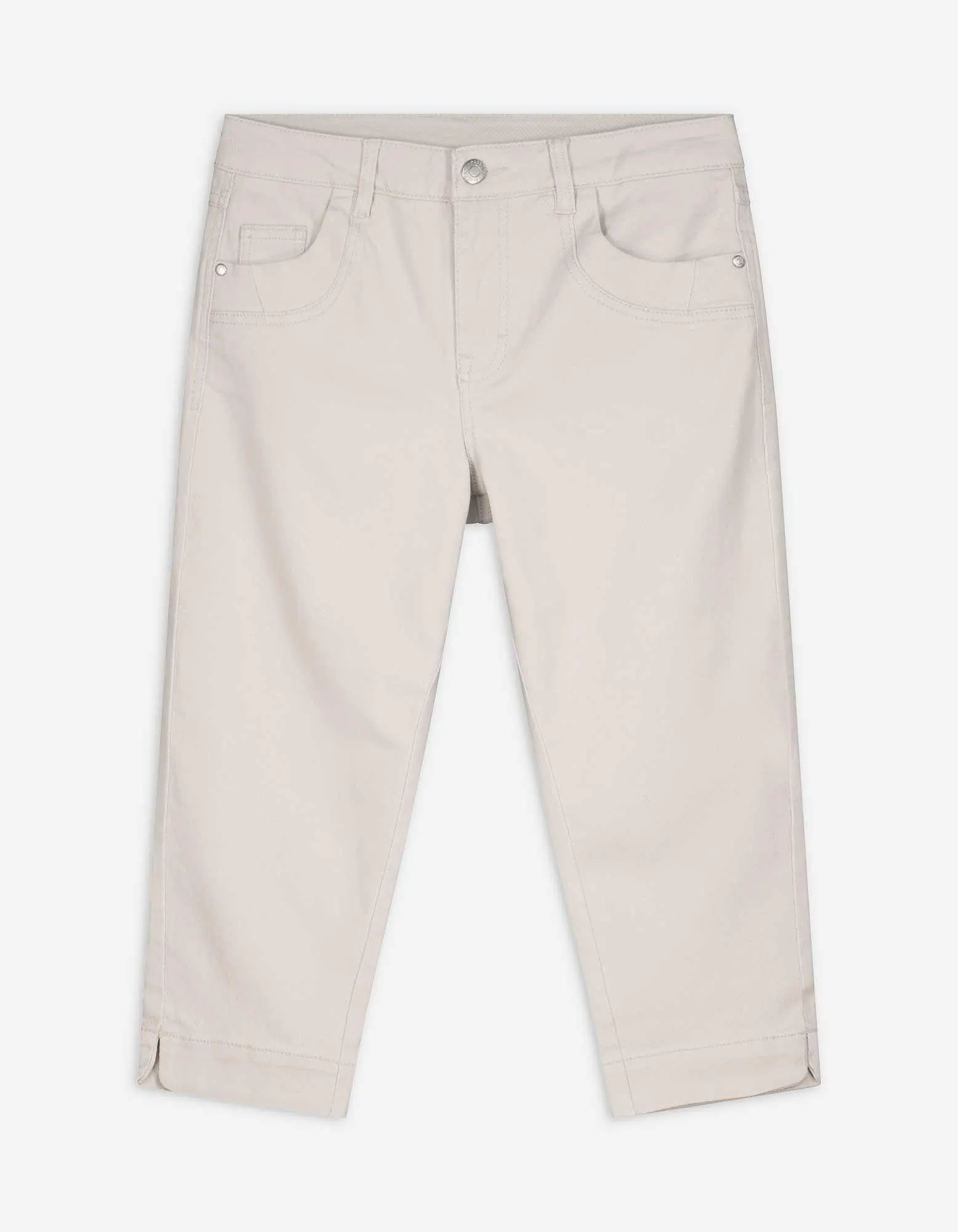Caprihose - Twill - weiß