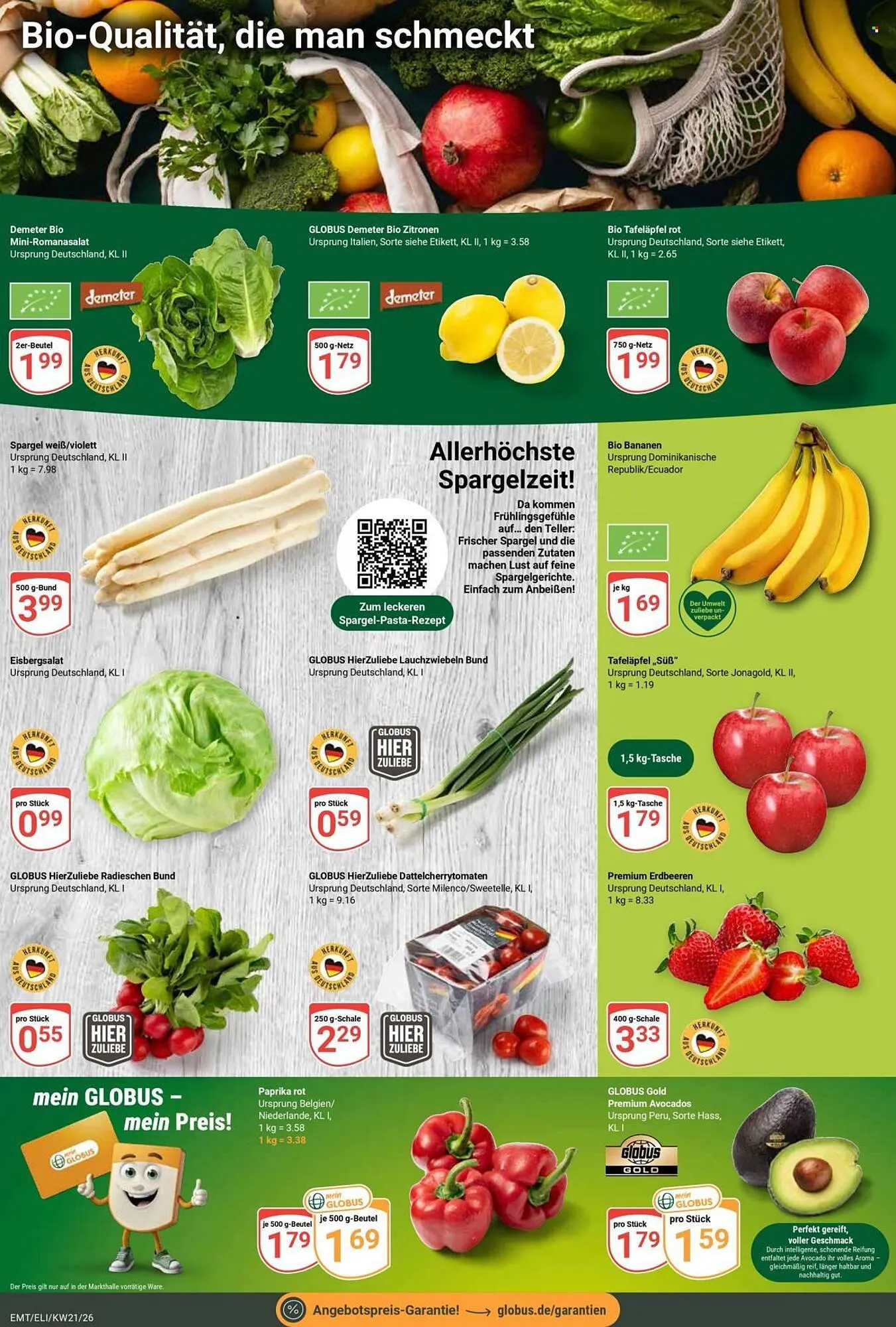Globus Prospekt von 18. Mai bis 23. Mai 2026 - Prospekt seite 8