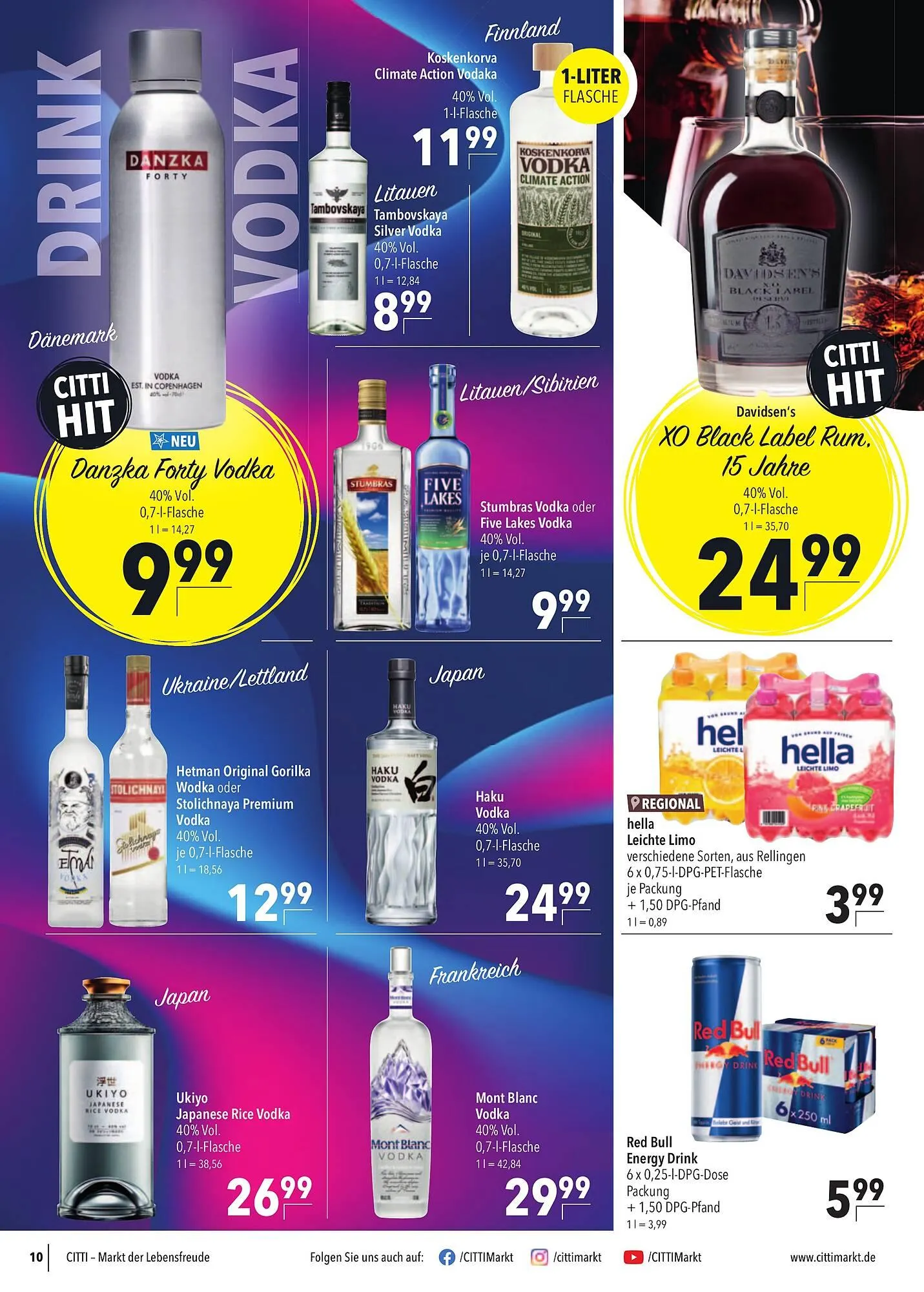 CITTI Markt Prospekt von 8. April bis 14. April 2026 - Prospekt seite 10