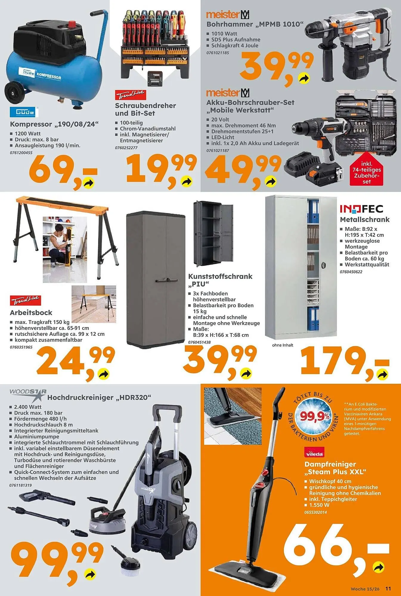 Globus Baumarkt Prospekt von 5. April bis 11. April 2026 - Prospekt seite 11