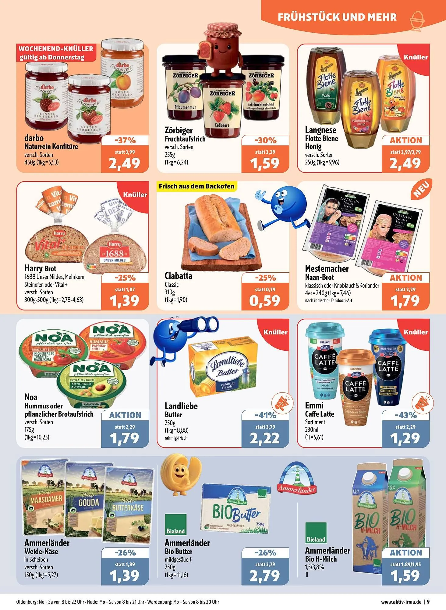 Aktiv Irma Prospekt von 9. Juni bis 14. Juni 2025 - Prospekt seite 9