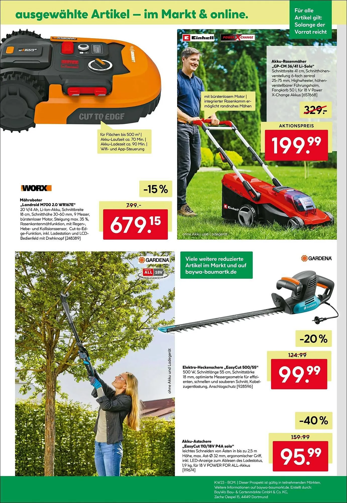 BayWa Prospekt von 2. Juni bis 8. Juni 2025 - Prospekt seite 19