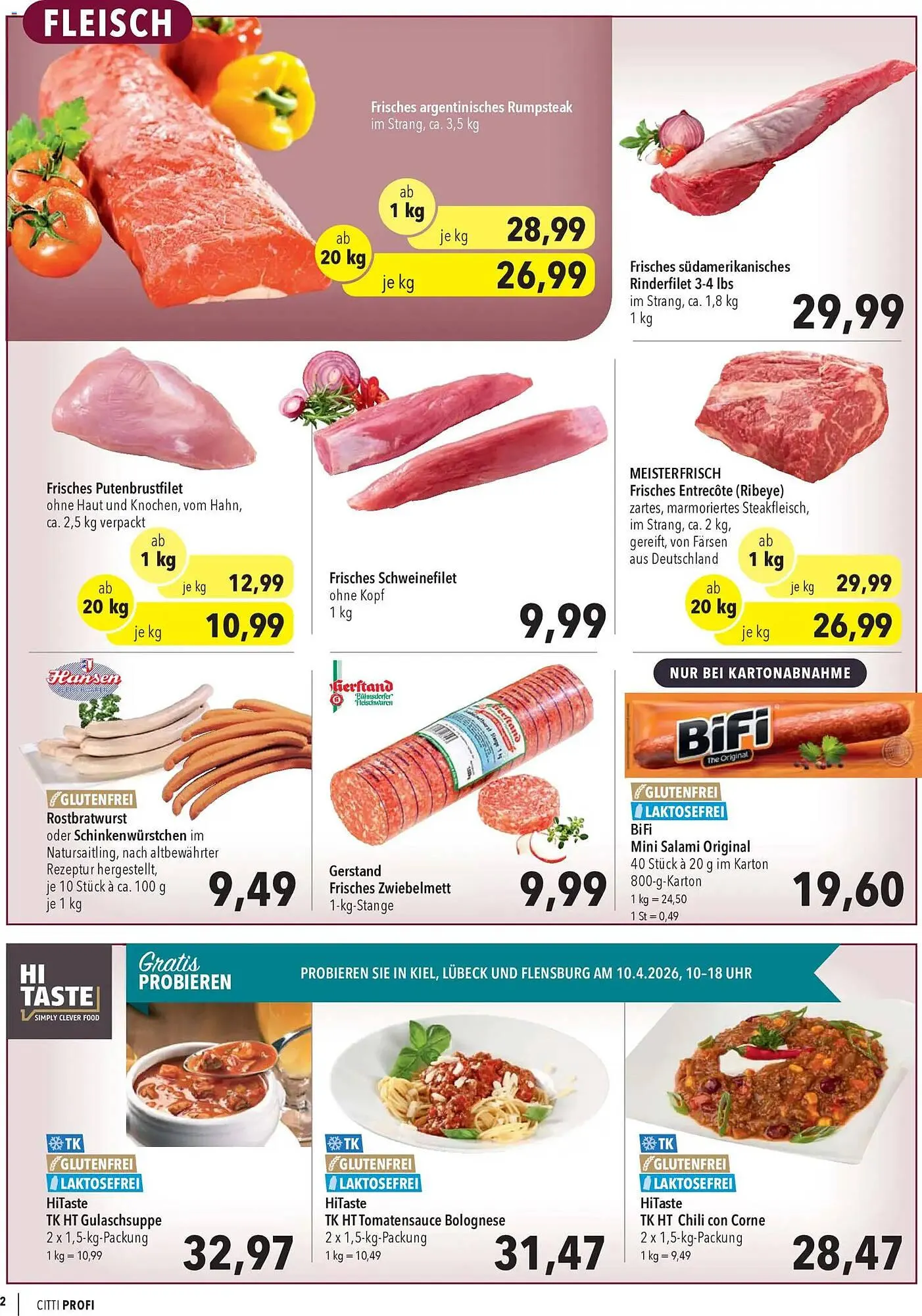 CITTI Markt Prospekt von 8. April bis 21. April 2026 - Prospekt seite 2