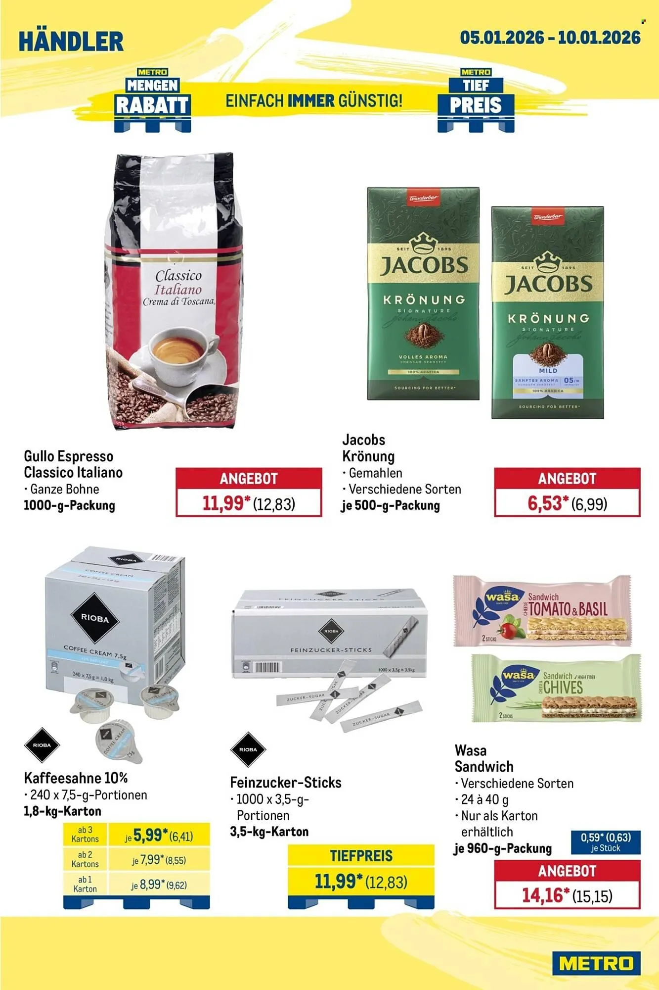 METRO Prospekt von 5. Januar bis 10. Januar 2026 - Prospekt seite 7