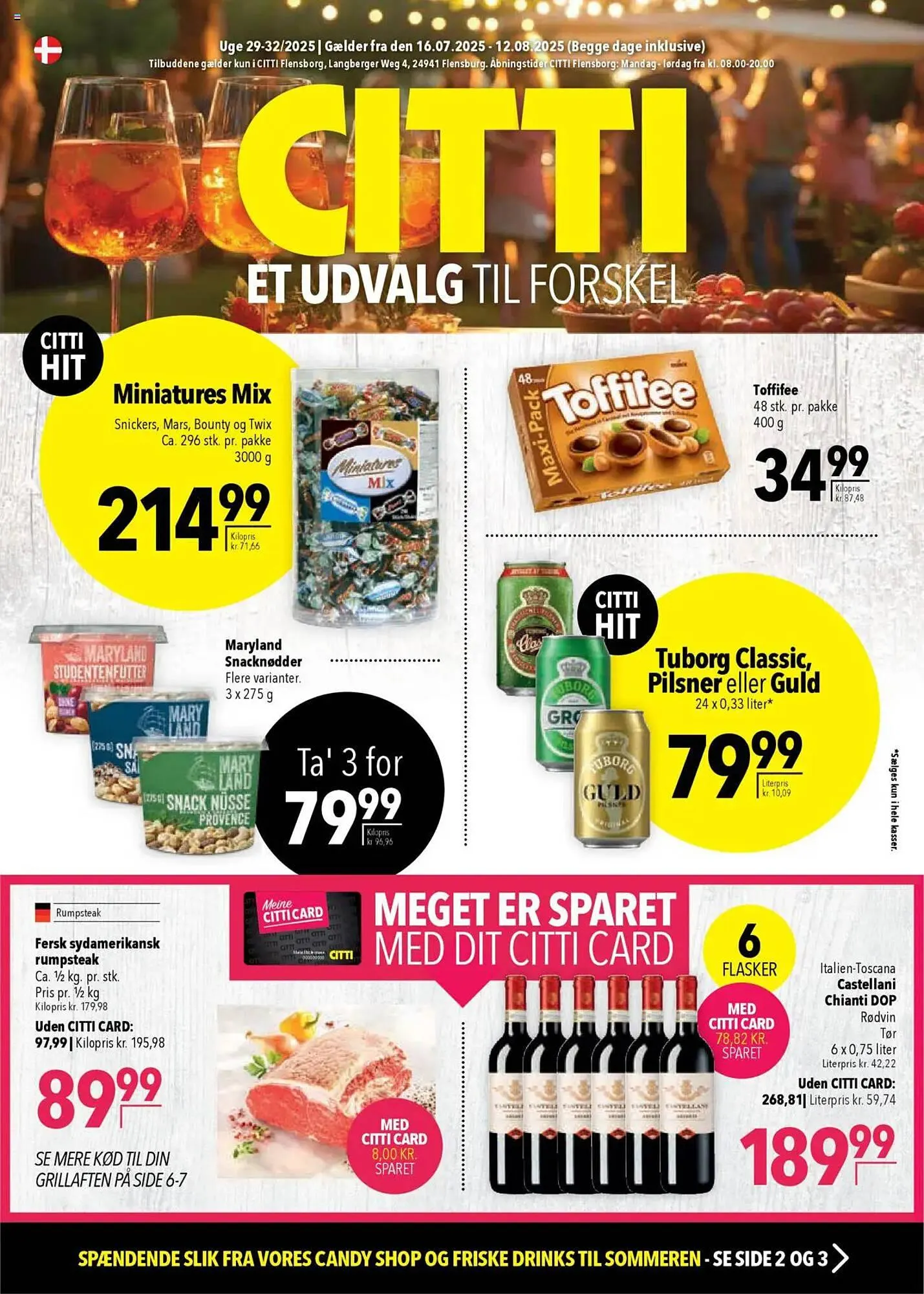 CITTI Markt Prospekt von 16. Juli bis 12. August 2025 - Prospekt seite 1