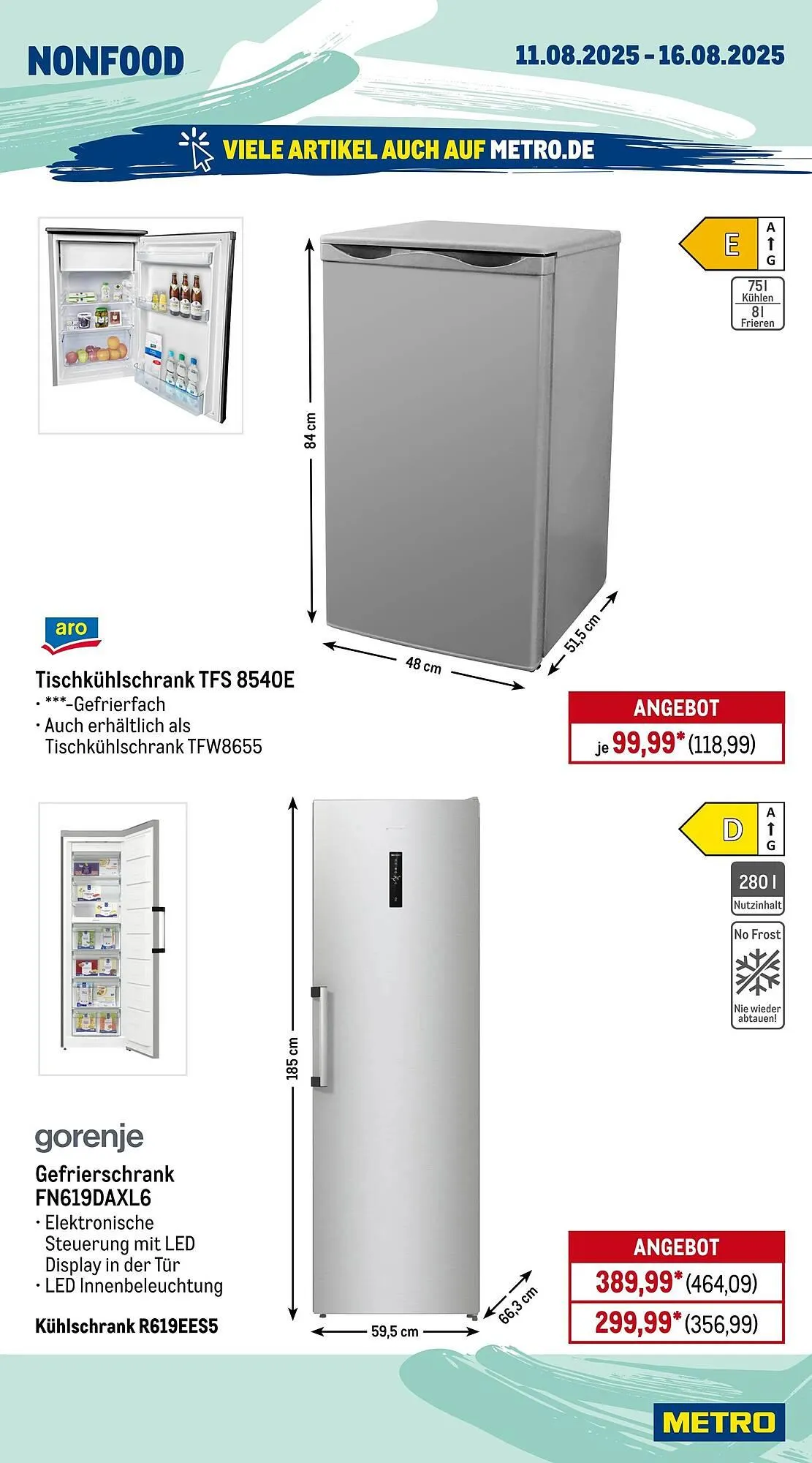 METRO Prospekt von 11. August bis 17. August 2025 - Prospekt seite 19