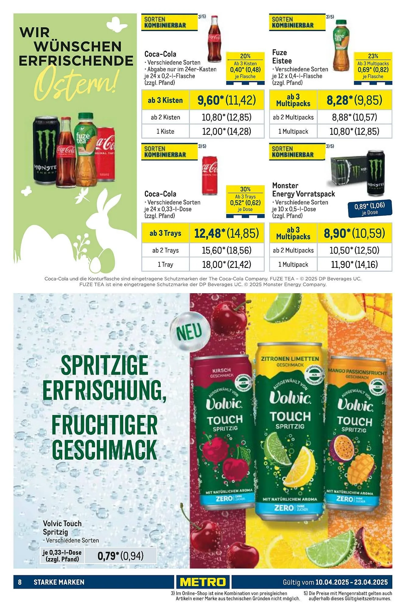METRO Prospekt von 10. April bis 22. April 2025 - Prospekt seite 8