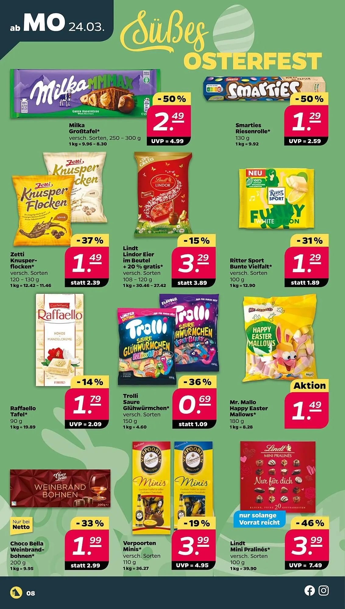 NETTO Prospekt von 24. März bis 29. März 2025 - Prospekt seite 8