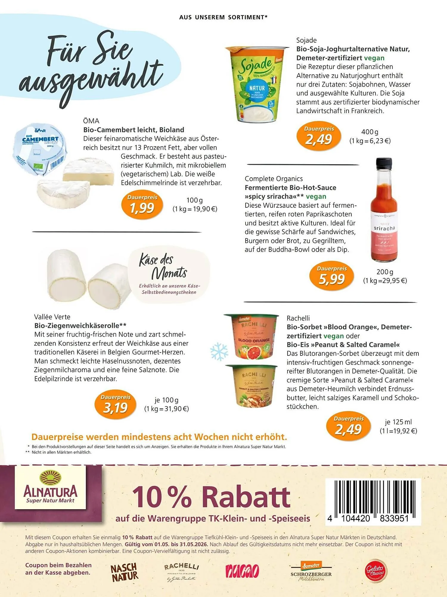 Alnatura Magazin von 1. Mai bis 1. Juni 2026 - Prospekt seite 41