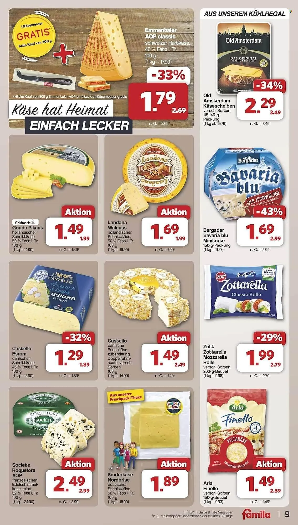 Famila Nord Ost Prospekt von 6. Oktober bis 11. Oktober 2025 - Prospekt seite 9