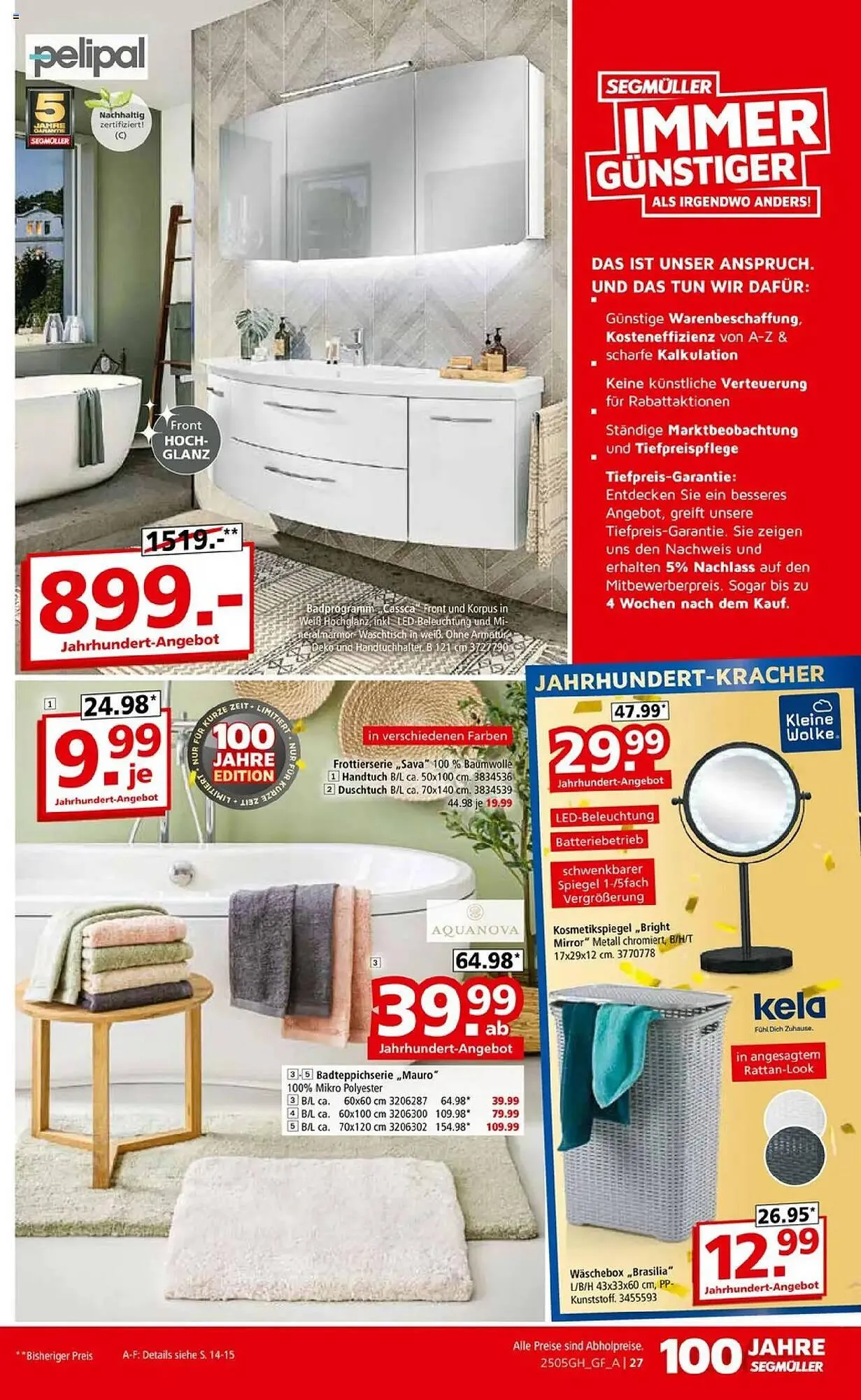 Segmüller Prospekt von 19. April bis 26. April 2025 - Prospekt seite 39