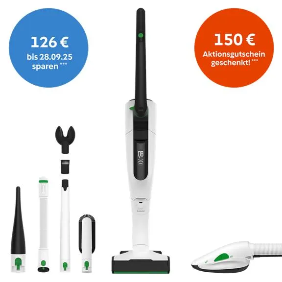 VK7 Akku-Staubsauger Happy-Summer-Deal