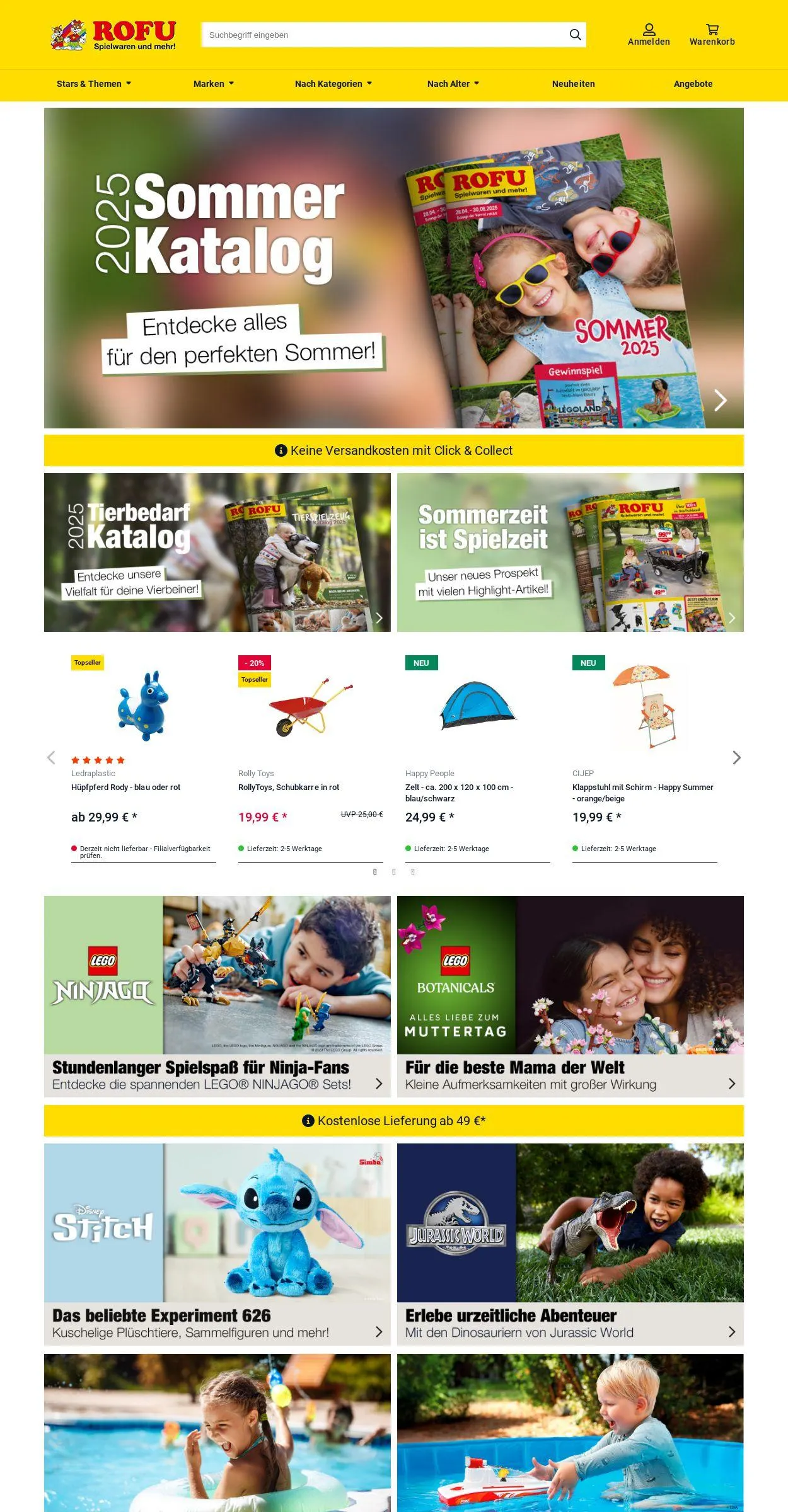 ROFU Kinderland Aktueller Prospekt von 28. April bis 7. Mai 2025 - Prospekt seite 1