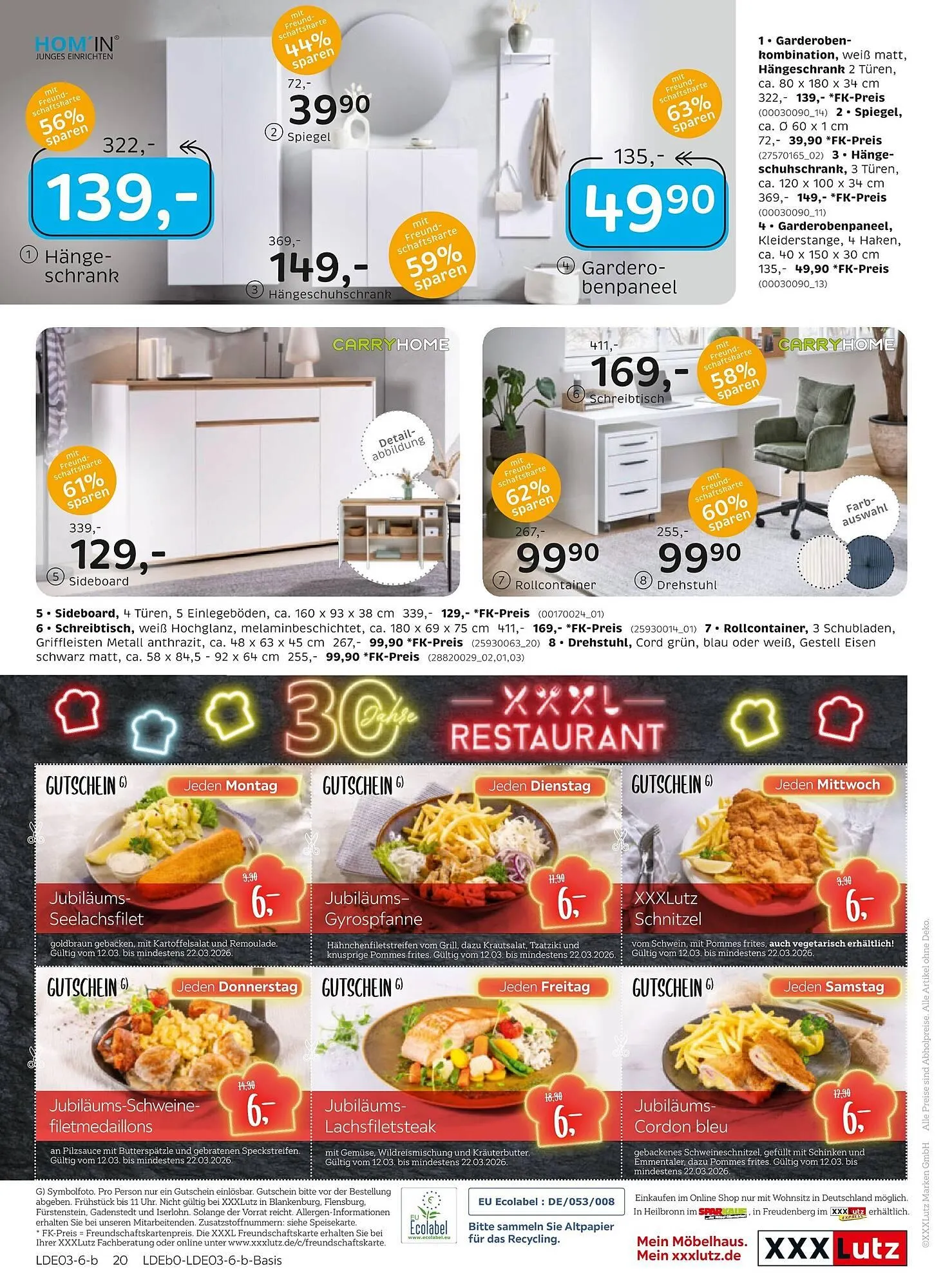 XXXLutz Prospekt von 9. März bis 22. März 2026 - Prospekt seite 32