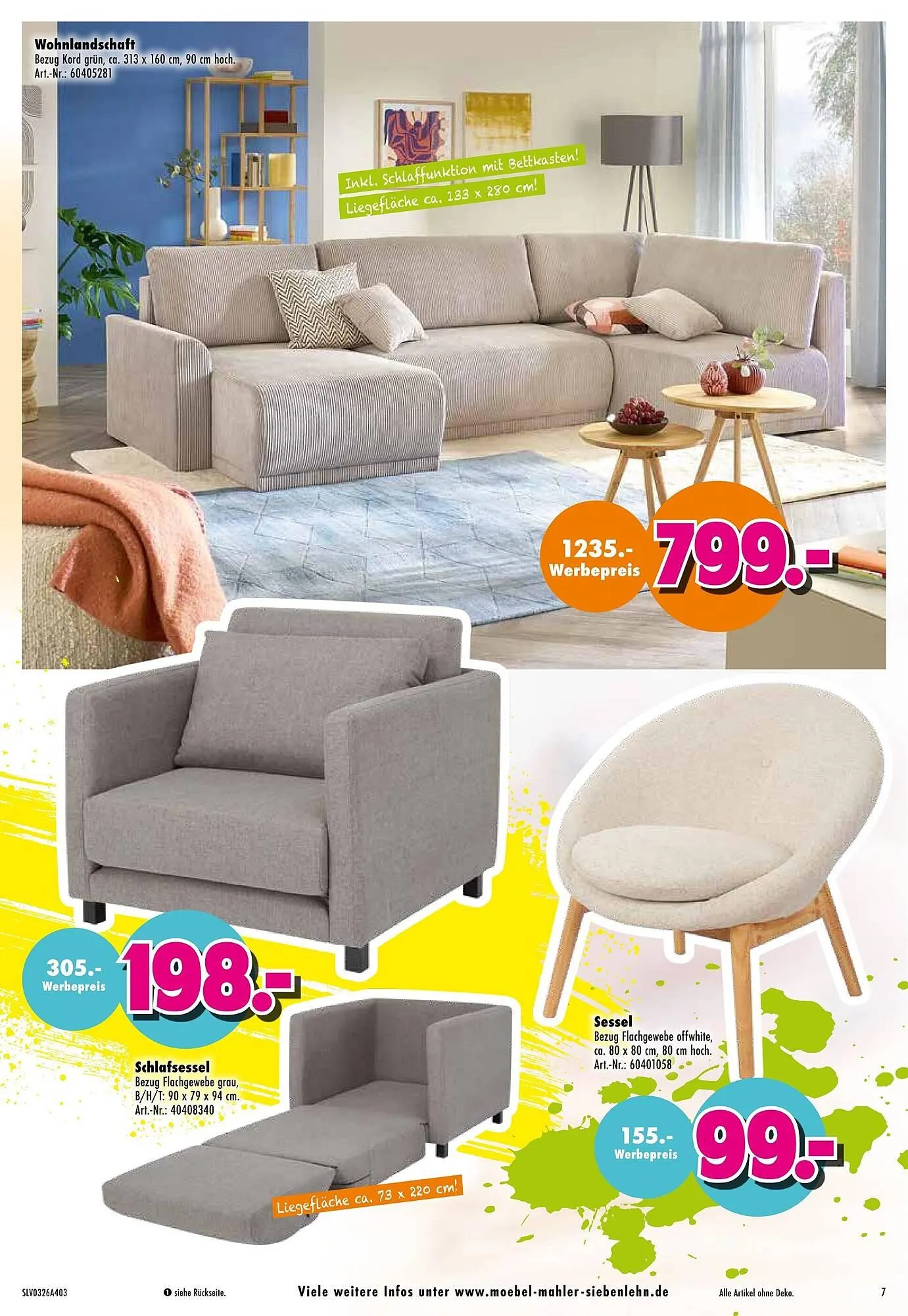 Möbel Mahler Katalog von 4. März bis 7. April 2026 - Prospekt seite 7