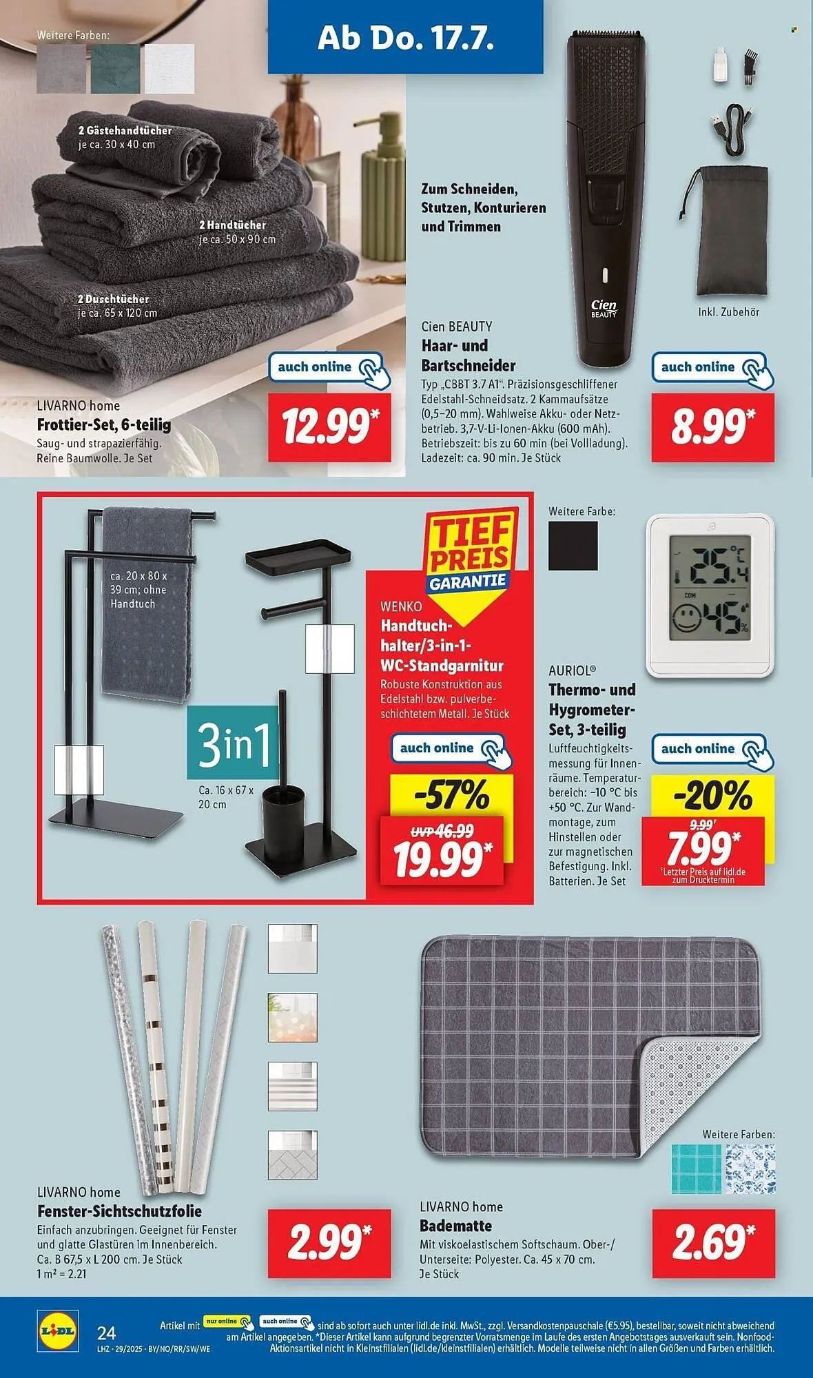 Lidl Prospekt von 14. Juli bis 19. Juli 2025 - Prospekt seite 18