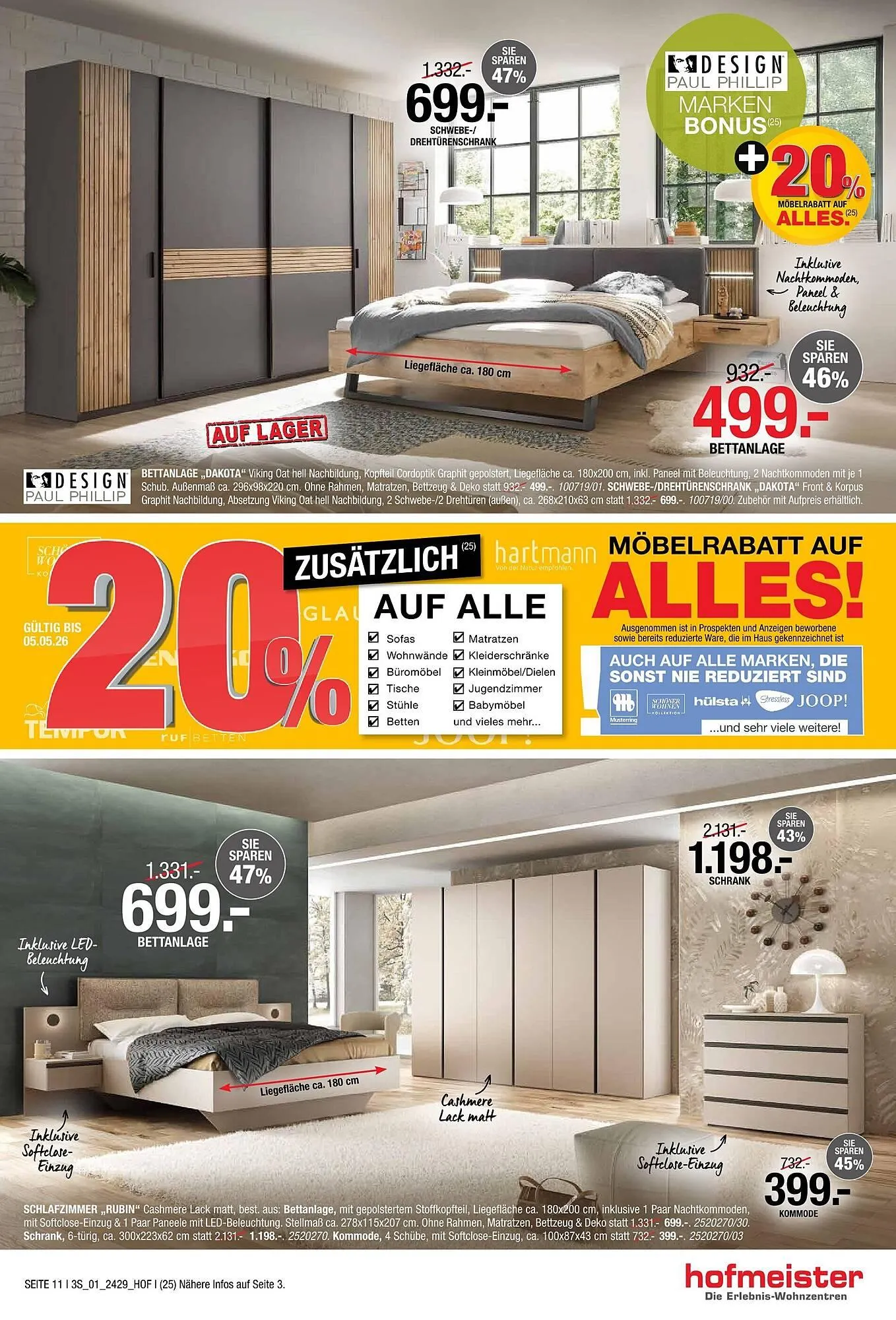 Hofmeister Prospekt von 8. April bis 5. Mai 2026 - Prospekt seite 11