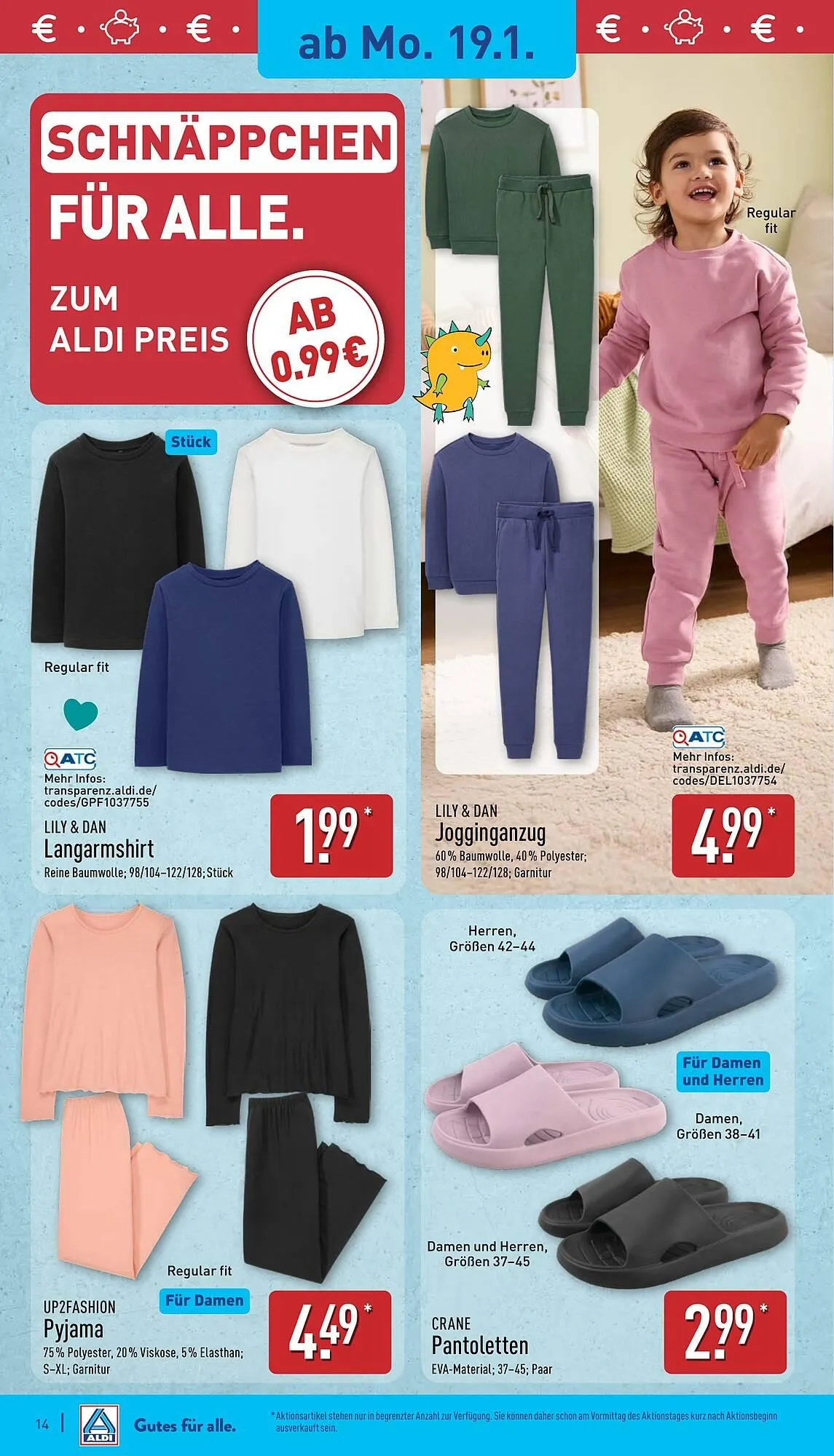 Aldi Nord Prospekt von 19. Januar bis 24. Januar 2026 - Prospekt seite 14