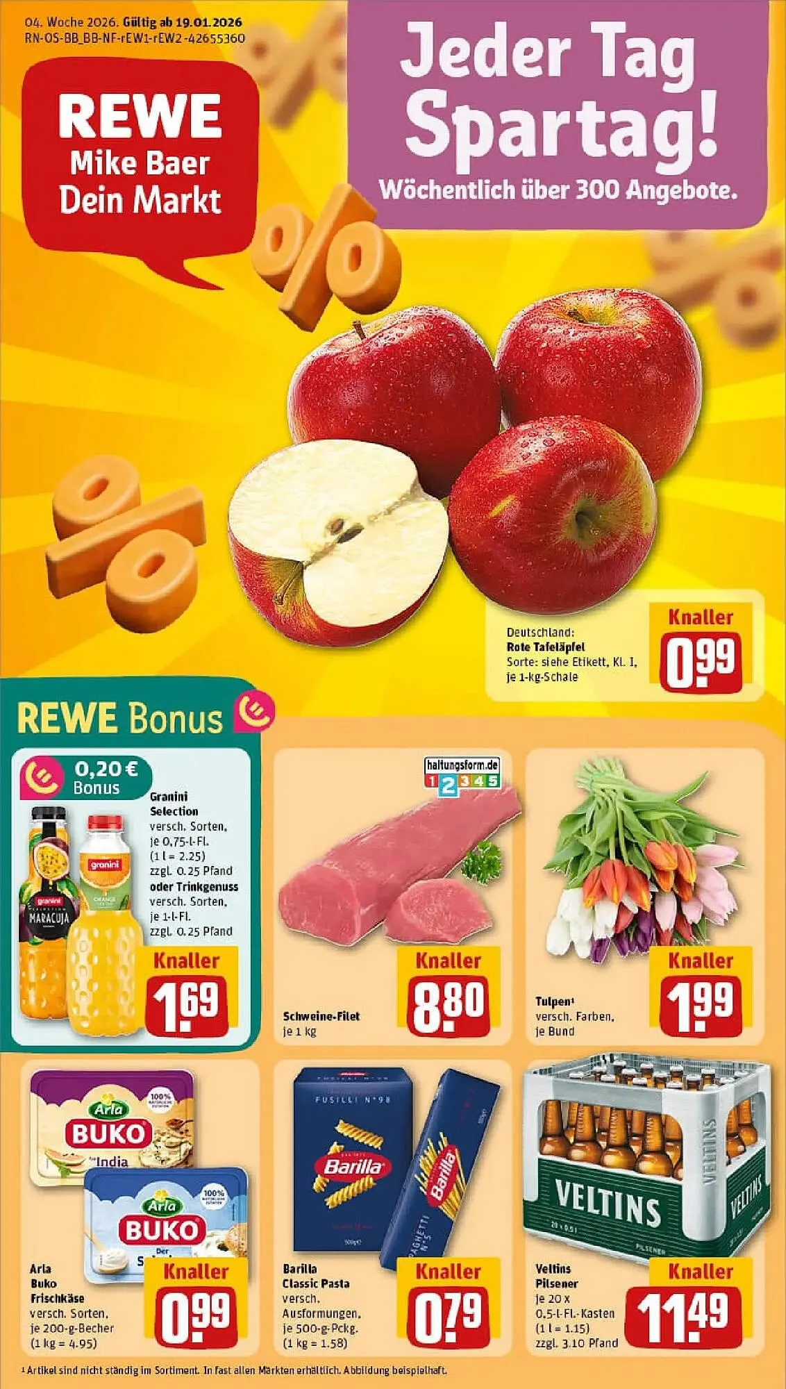 REWE Prospekt von 18. Januar bis 25. Januar 2026 - Prospekt seite 1