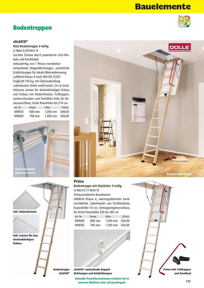 Holz-& Baukatalog 2024/25 von 27. März bis 31. Januar 2025 - Prospekt seite 133