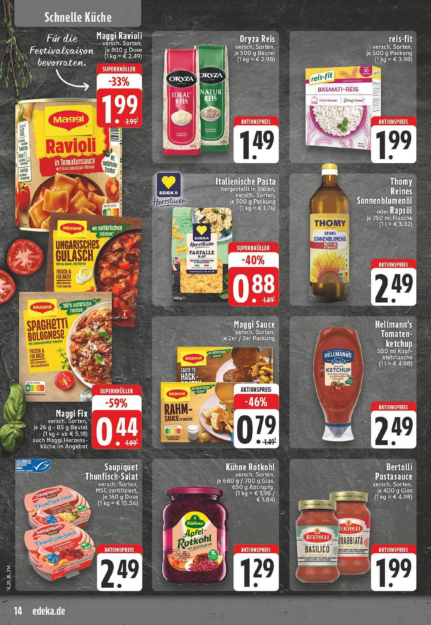 Edeka Prospekt von 30. März bis 5. April 2025 - Prospekt seite 14