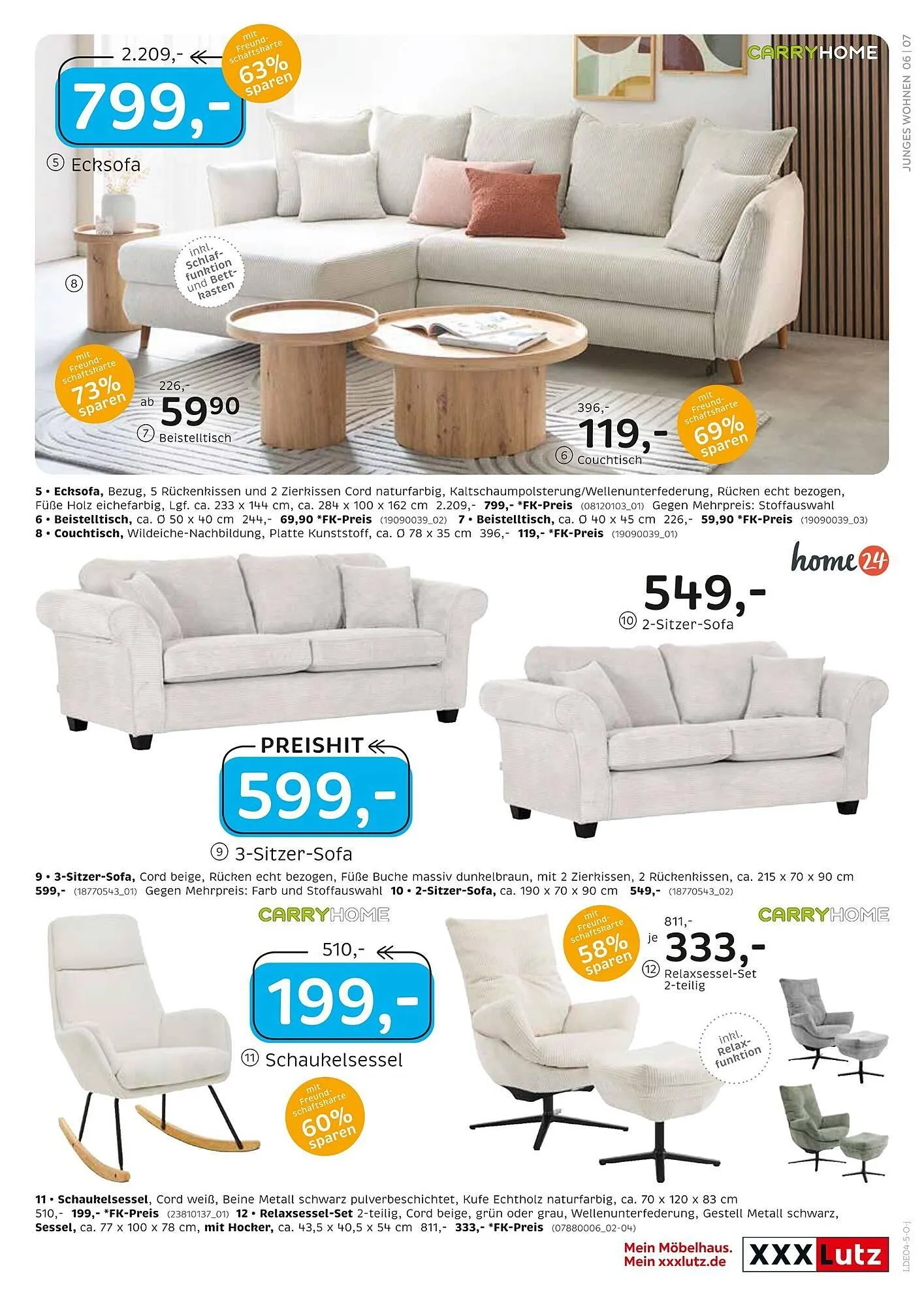 XXXLutz Prospekt von 31. März bis 20. April 2025 - Prospekt seite 7