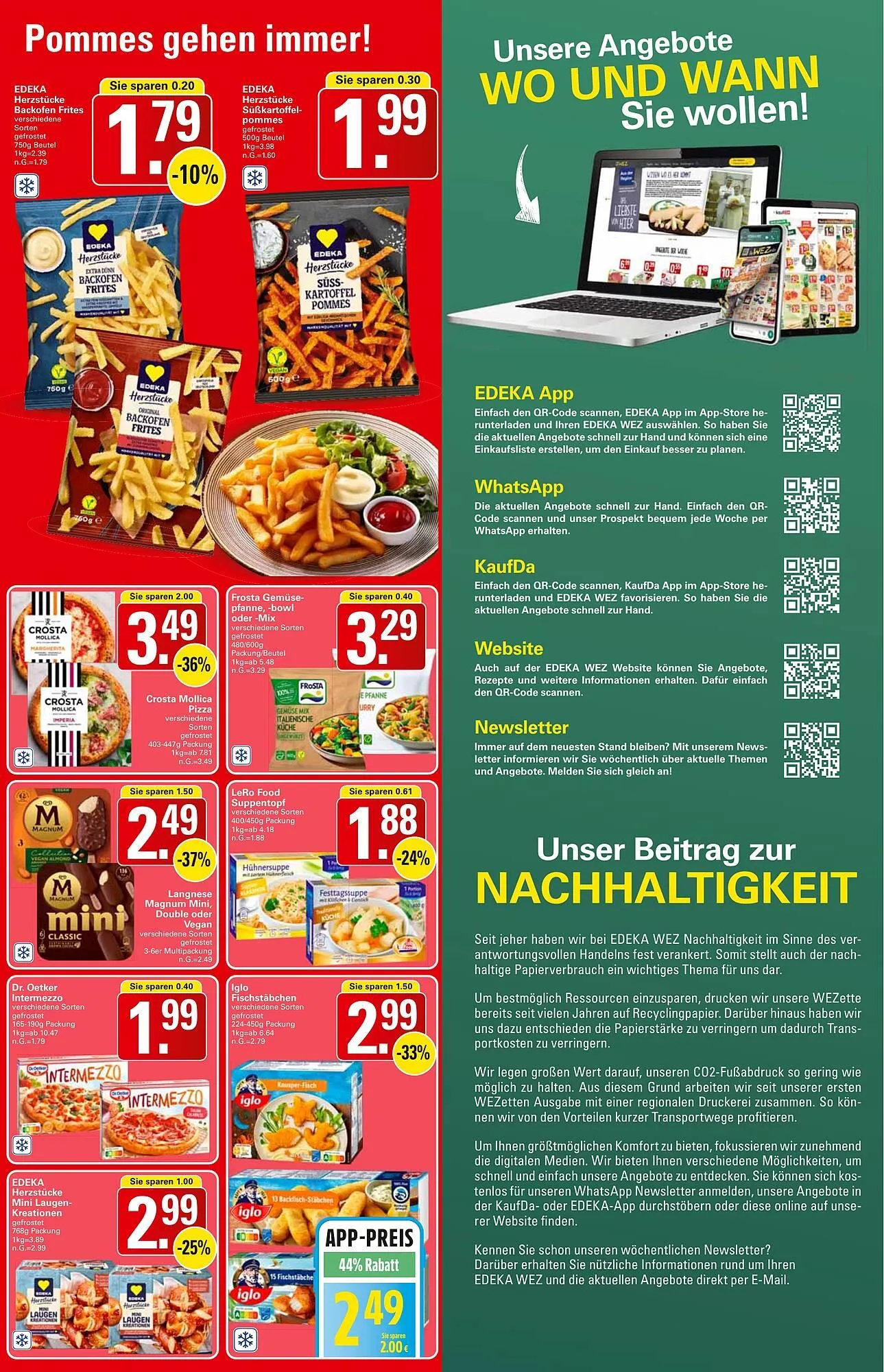 WEZ Prospekt von 26. Januar bis 31. Januar 2026 - Prospekt seite 11