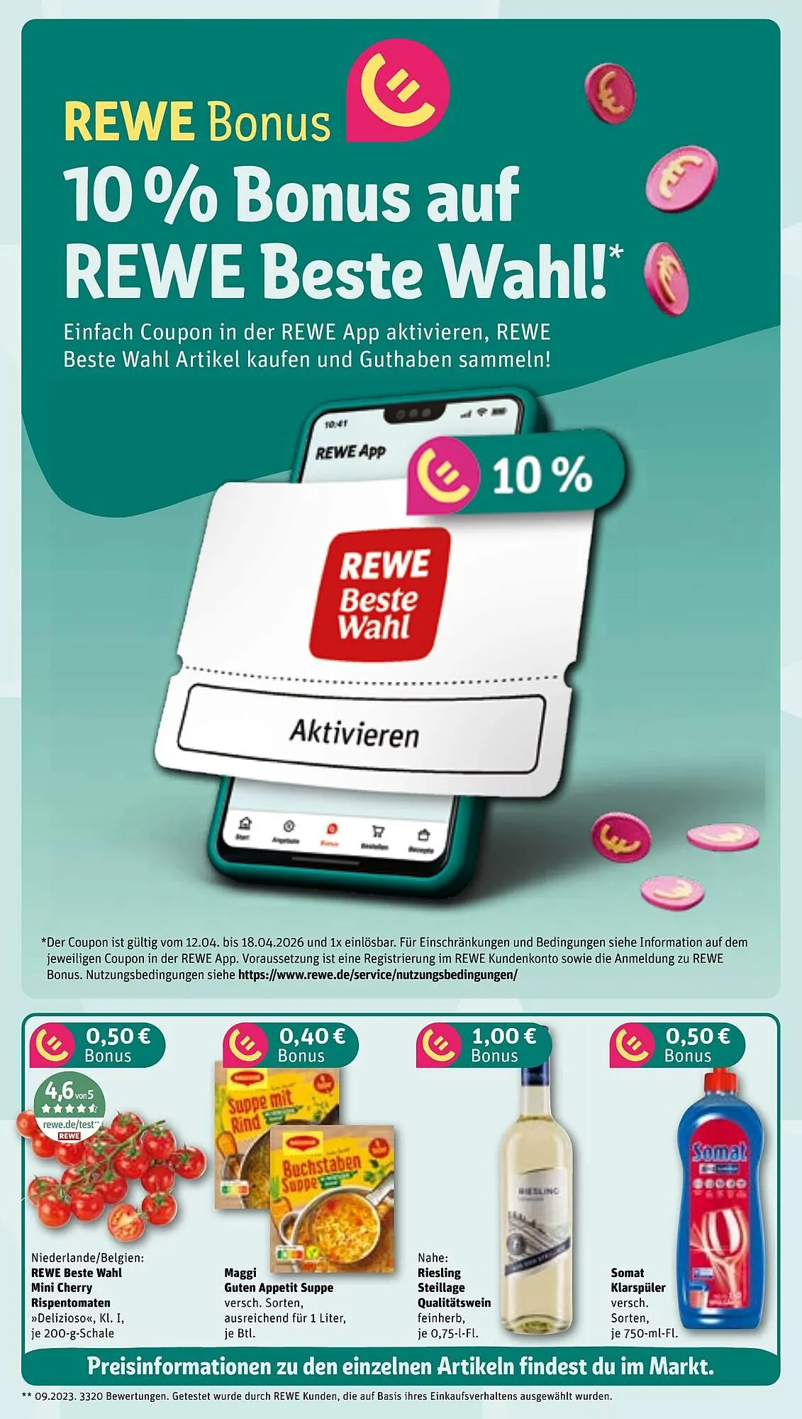REWE Prospekt von 13. April bis 19. April 2026 - Prospekt seite 3