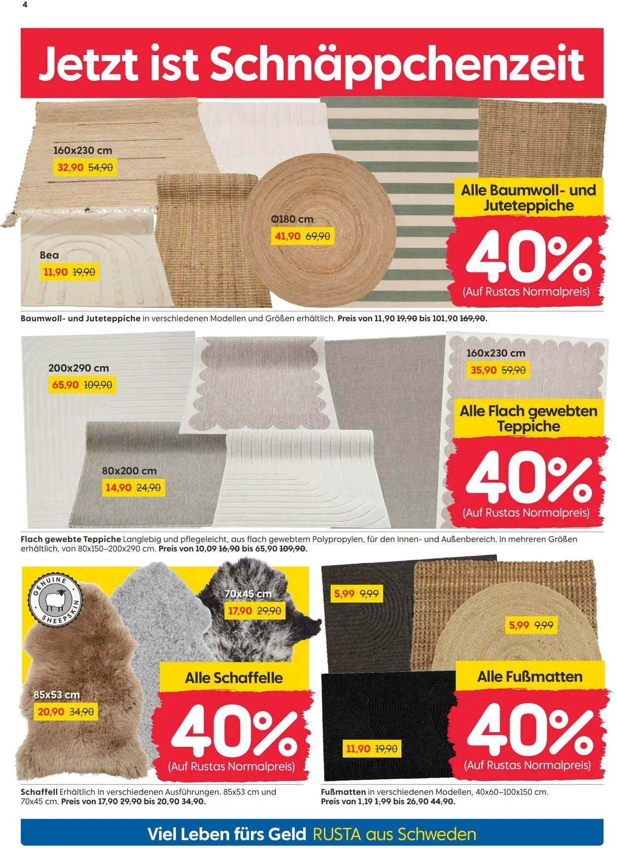 Rusta von 20. Oktober bis 3. November 2025 - Prospekt seite 4