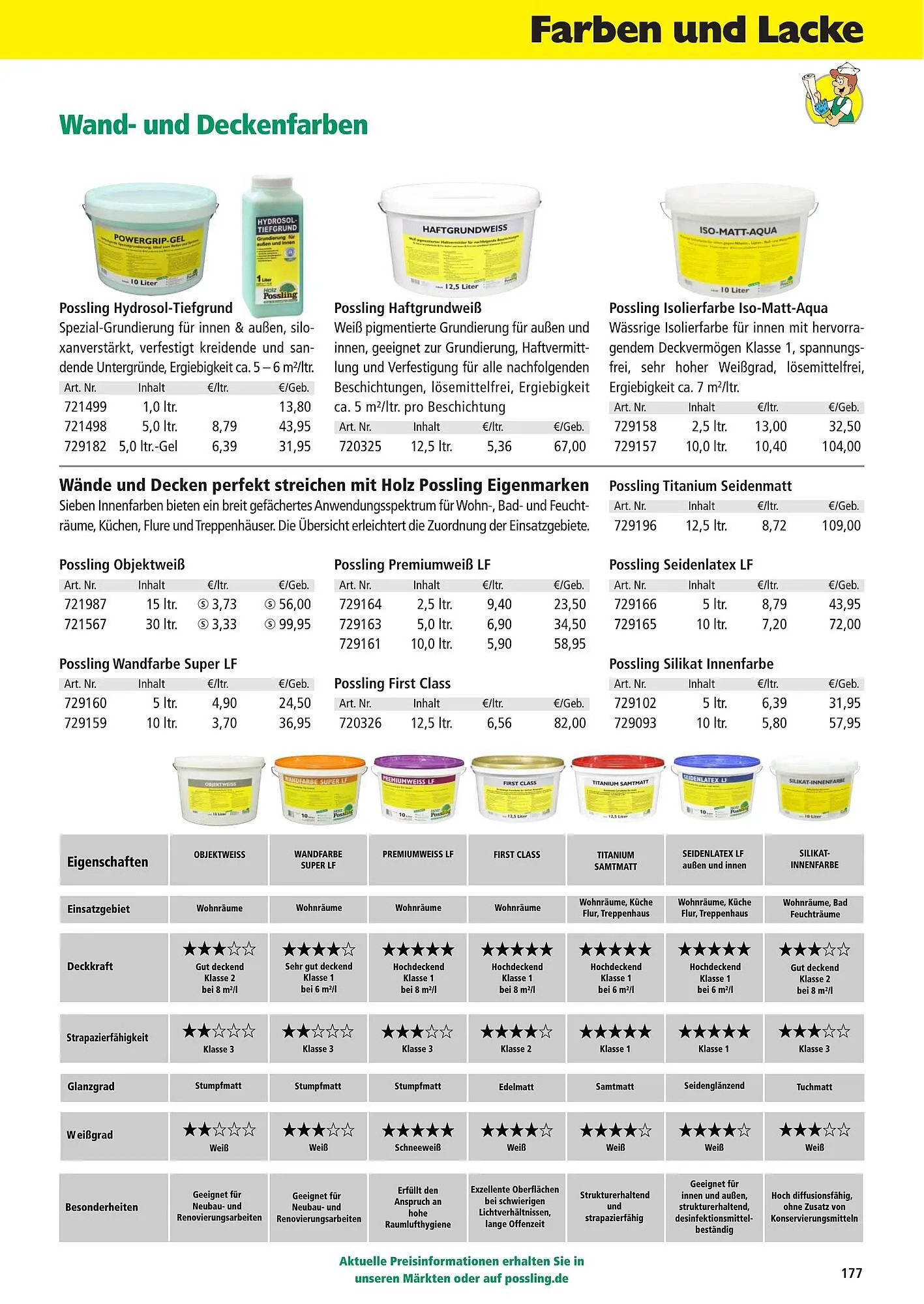 Holz Possling Prospekt von 1. April bis 31. Juli 2026 - Prospekt seite 177
