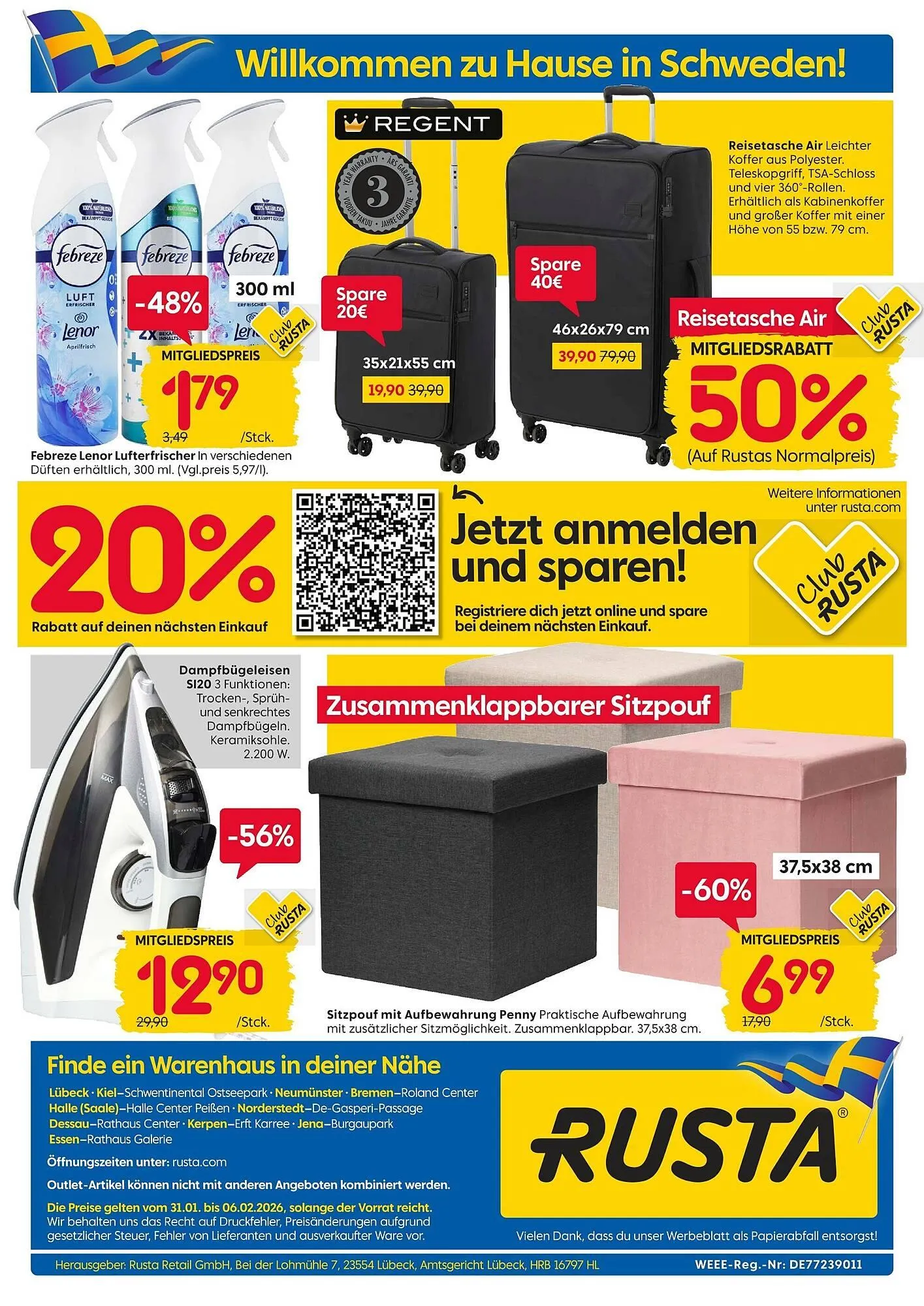 Rusta Prospekt von 31. Januar bis 6. Februar 2026 - Prospekt seite 12