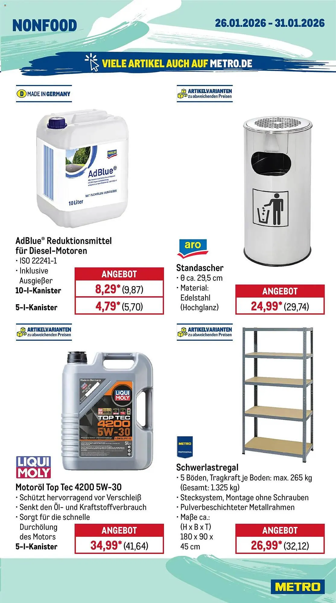METRO Prospekt von 26. Januar bis 31. Januar 2026 - Prospekt seite 23